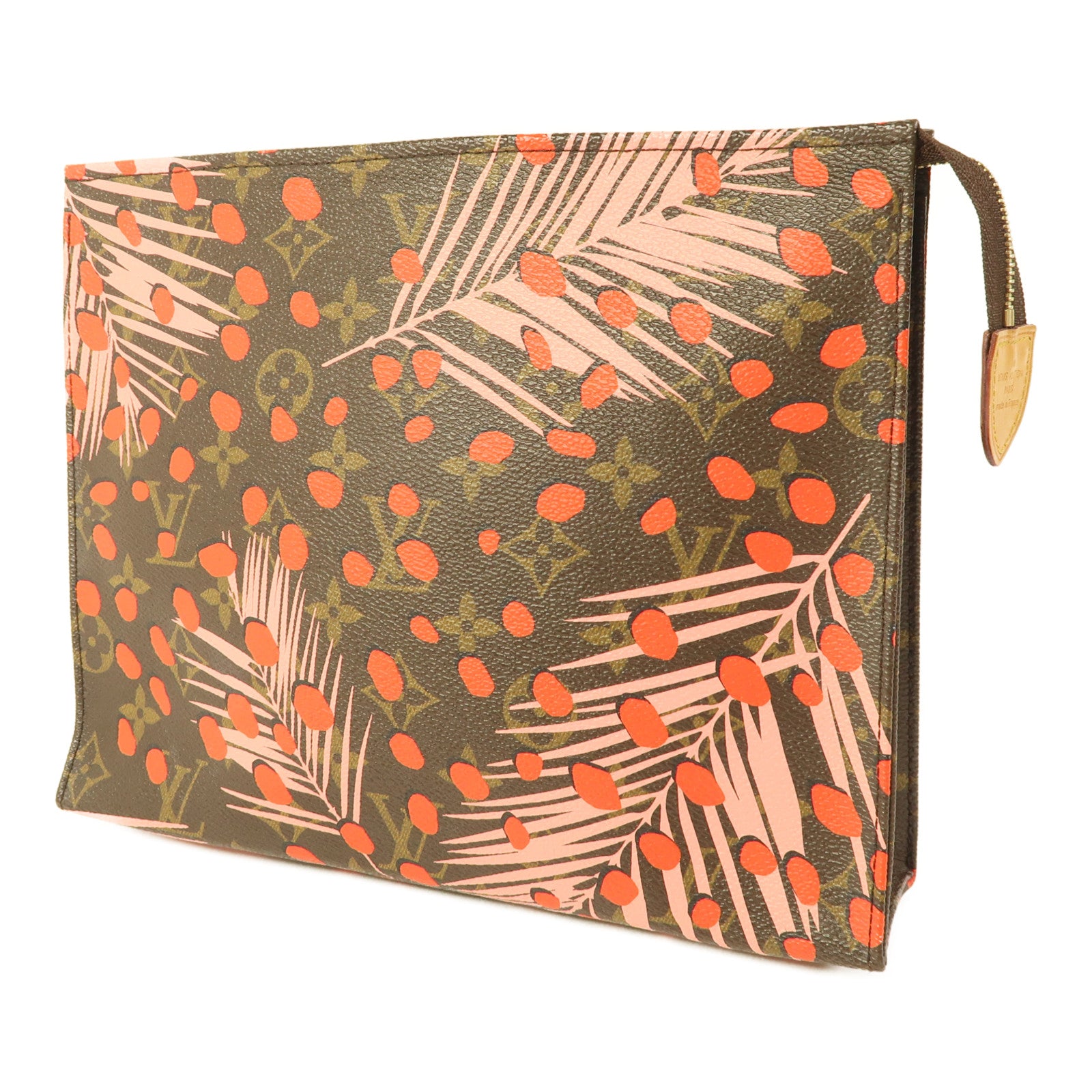 LOUIS VUITTON Monogram Jungle Dots Toiletry Pouch金扣小袋
