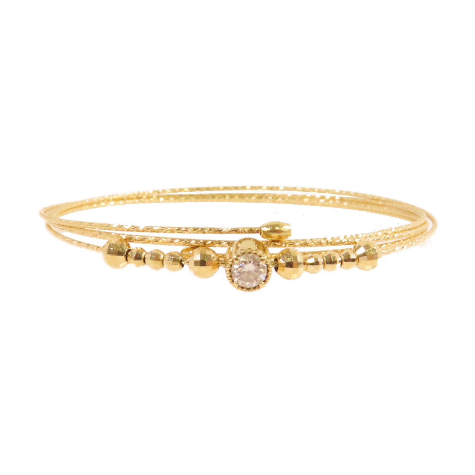JEWELRY 18K黃金/鑽石Diamond Bangle手鐲