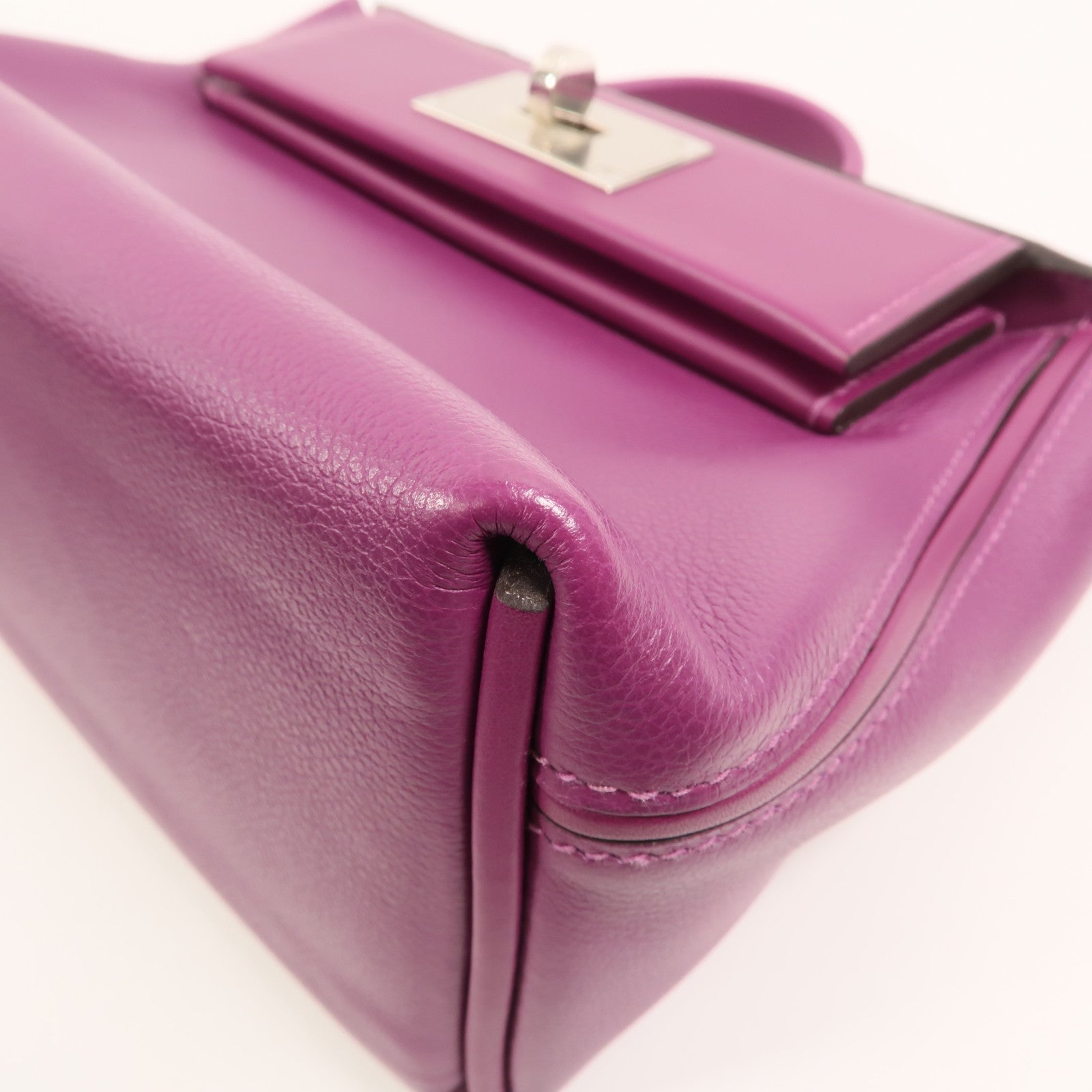 HERMES Evercolor皮革24/24 Mini手挽肩背兩用袋Anemone