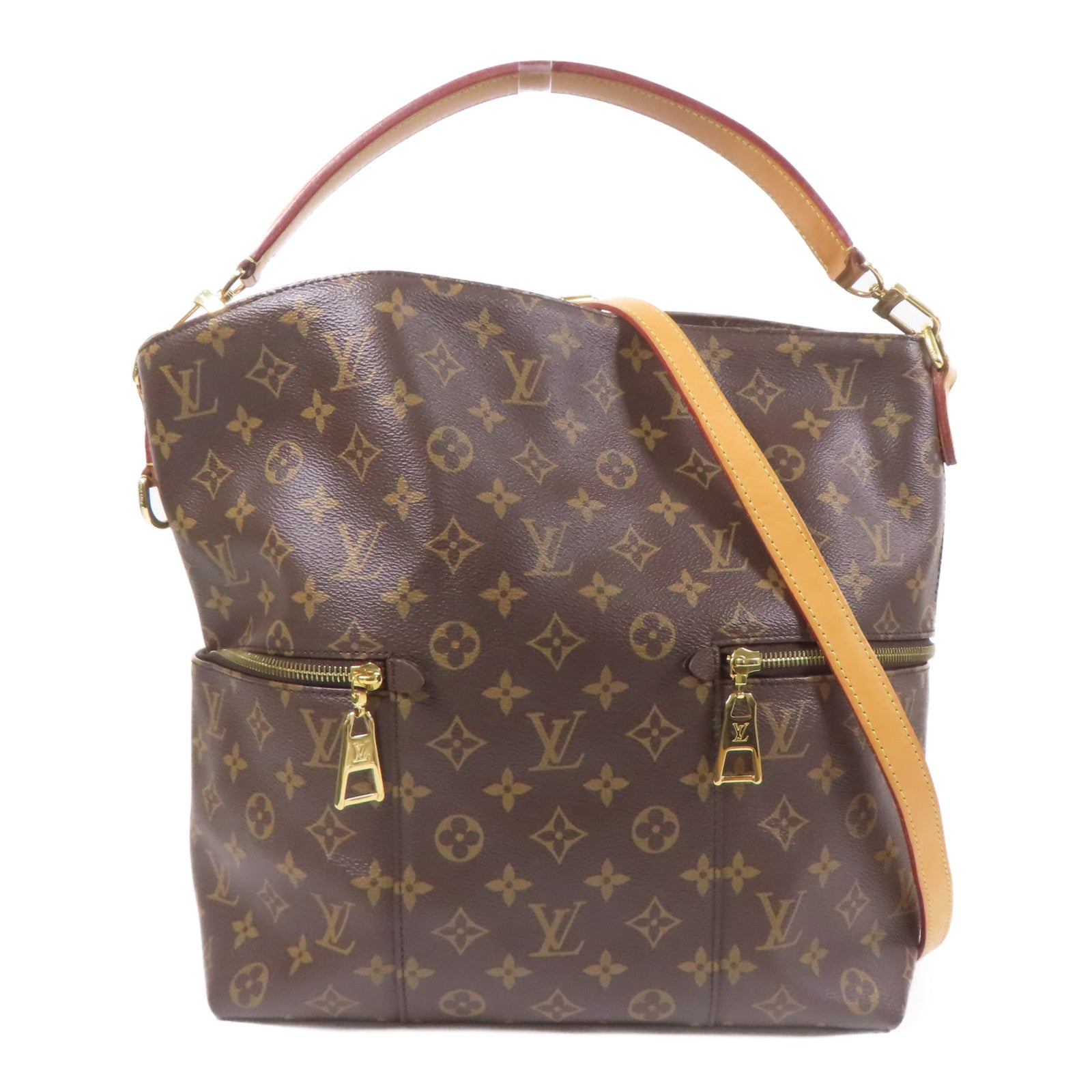 LOUIS VUITTON LV GHW Melie 2way Shoulder Bag M41544 Monogram Brown