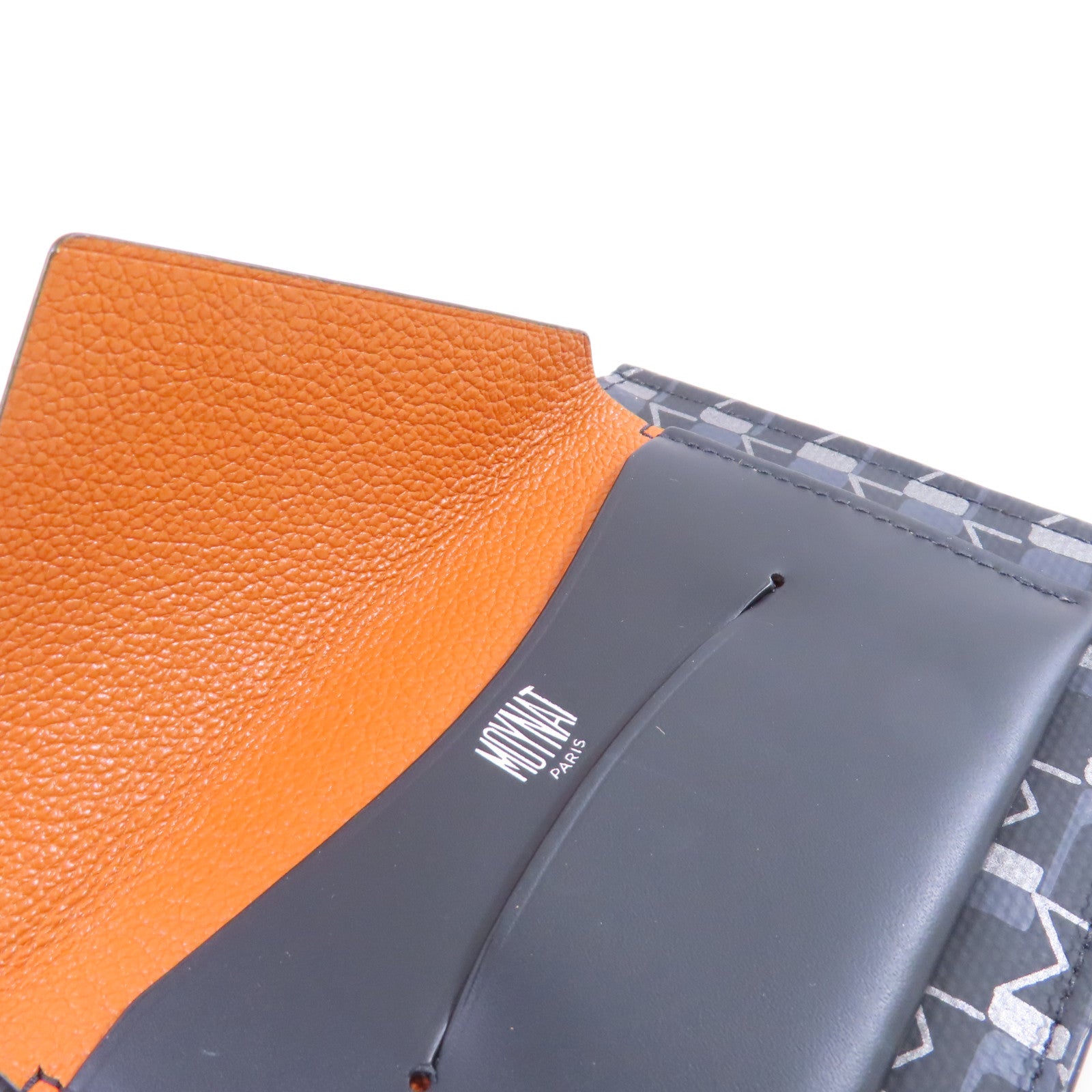 SELECTION 牛皮皮革Moynat Card Case銀扣卡套