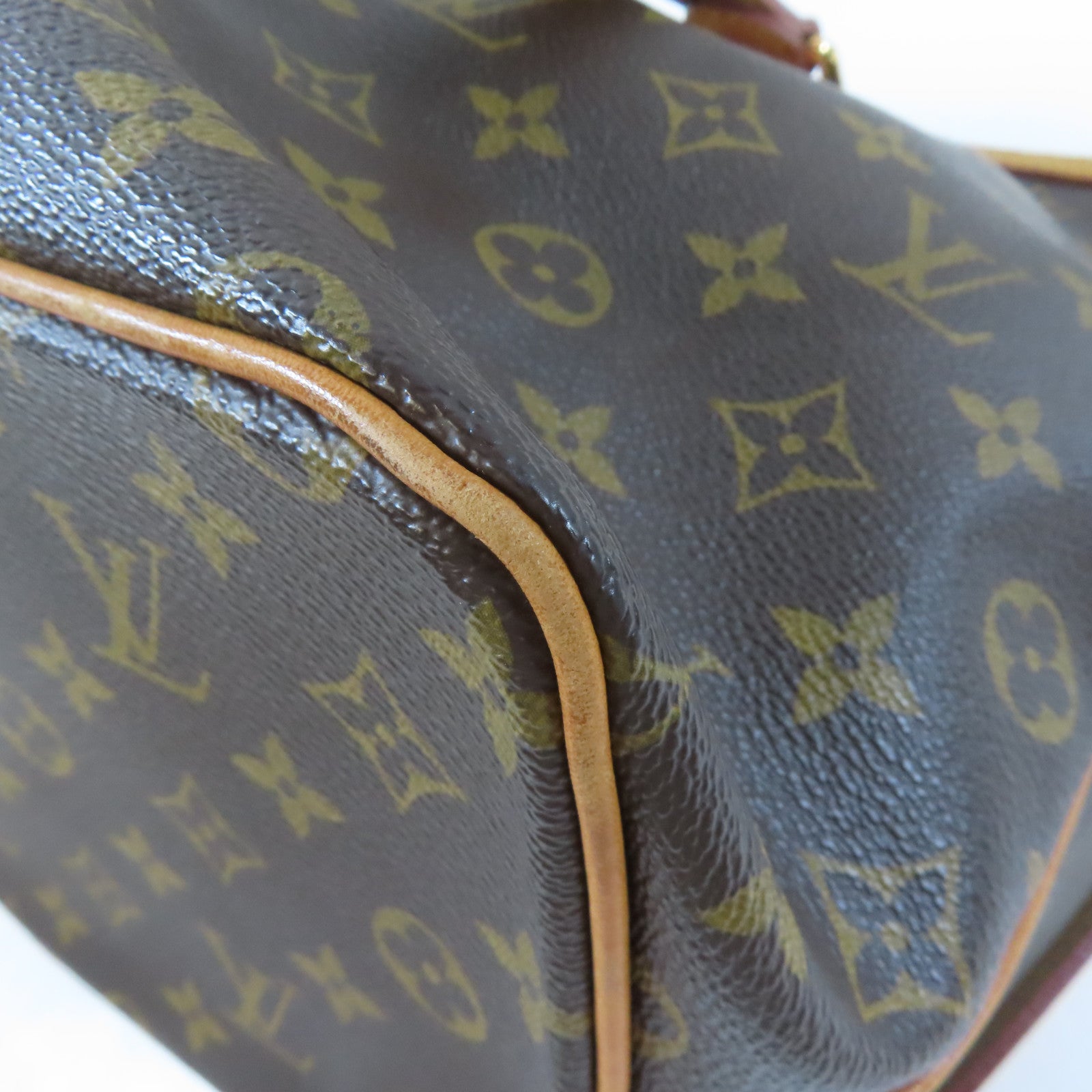 LOUIS VUITTON Monogram Palermo PM金扣手挽肩背兩用袋啡色