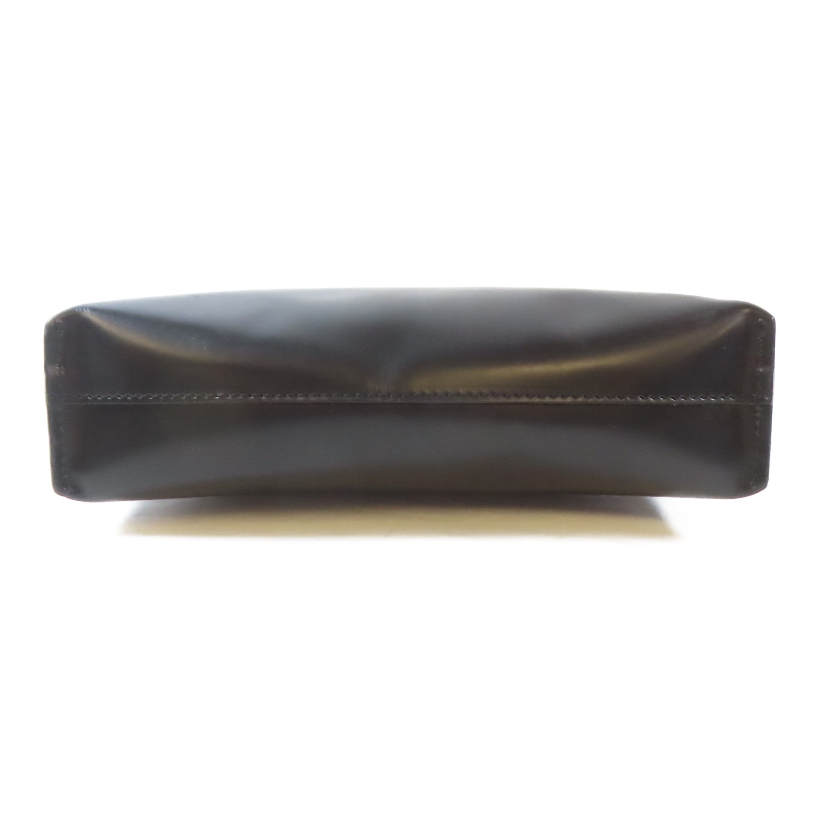 BURBERRY 牛皮皮革Shoulder Bag銀扣肩背袋黑色