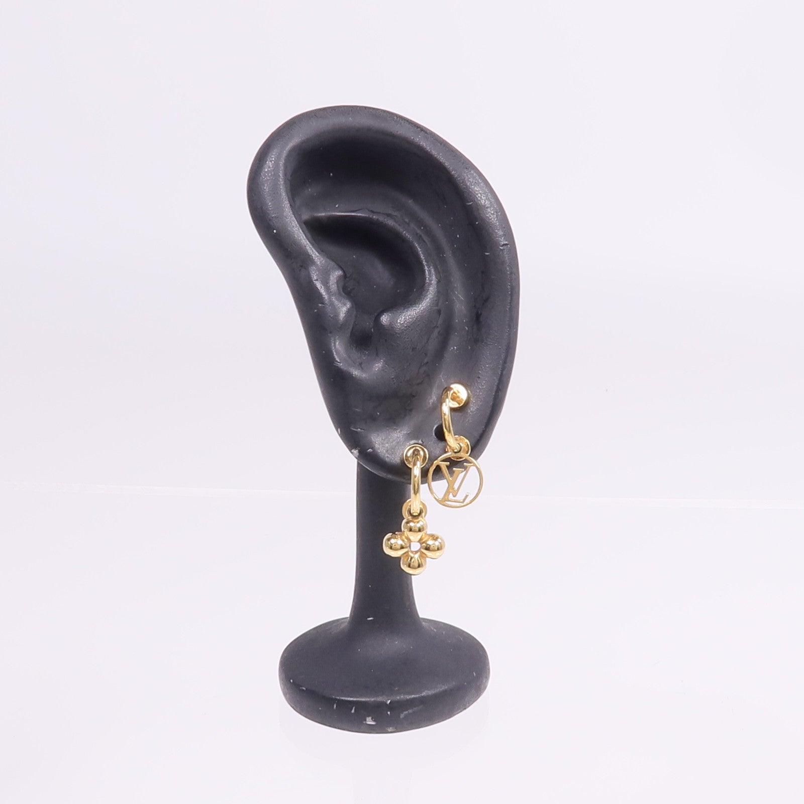 LOUIS VUITTON 金屬Blooming Earrings耳環