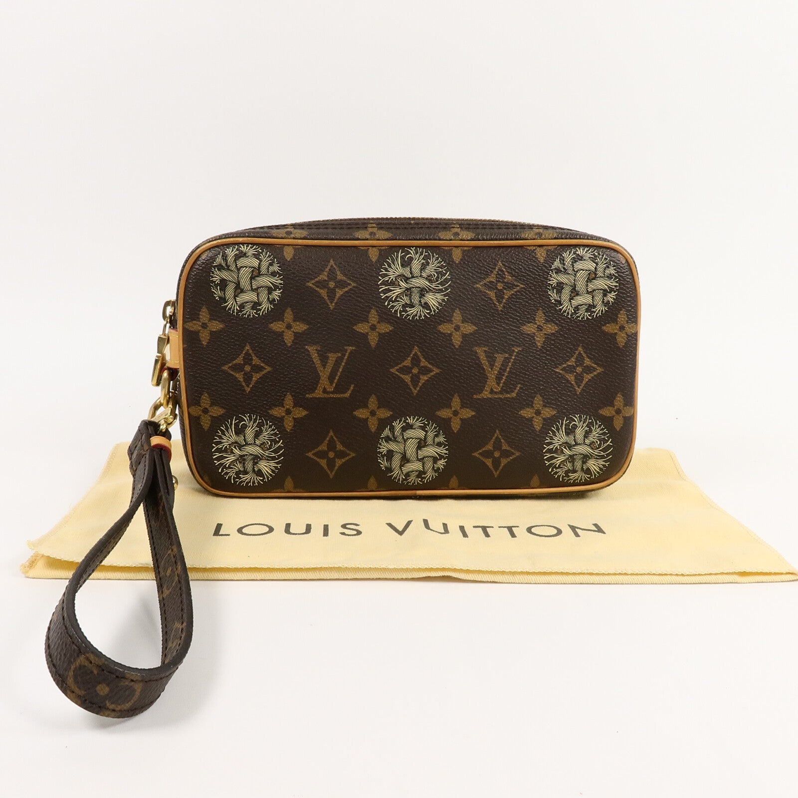LOUIS VUITTON Monogram Pochette Volca Louis Vuitton x Christopher Nemeth手拿包