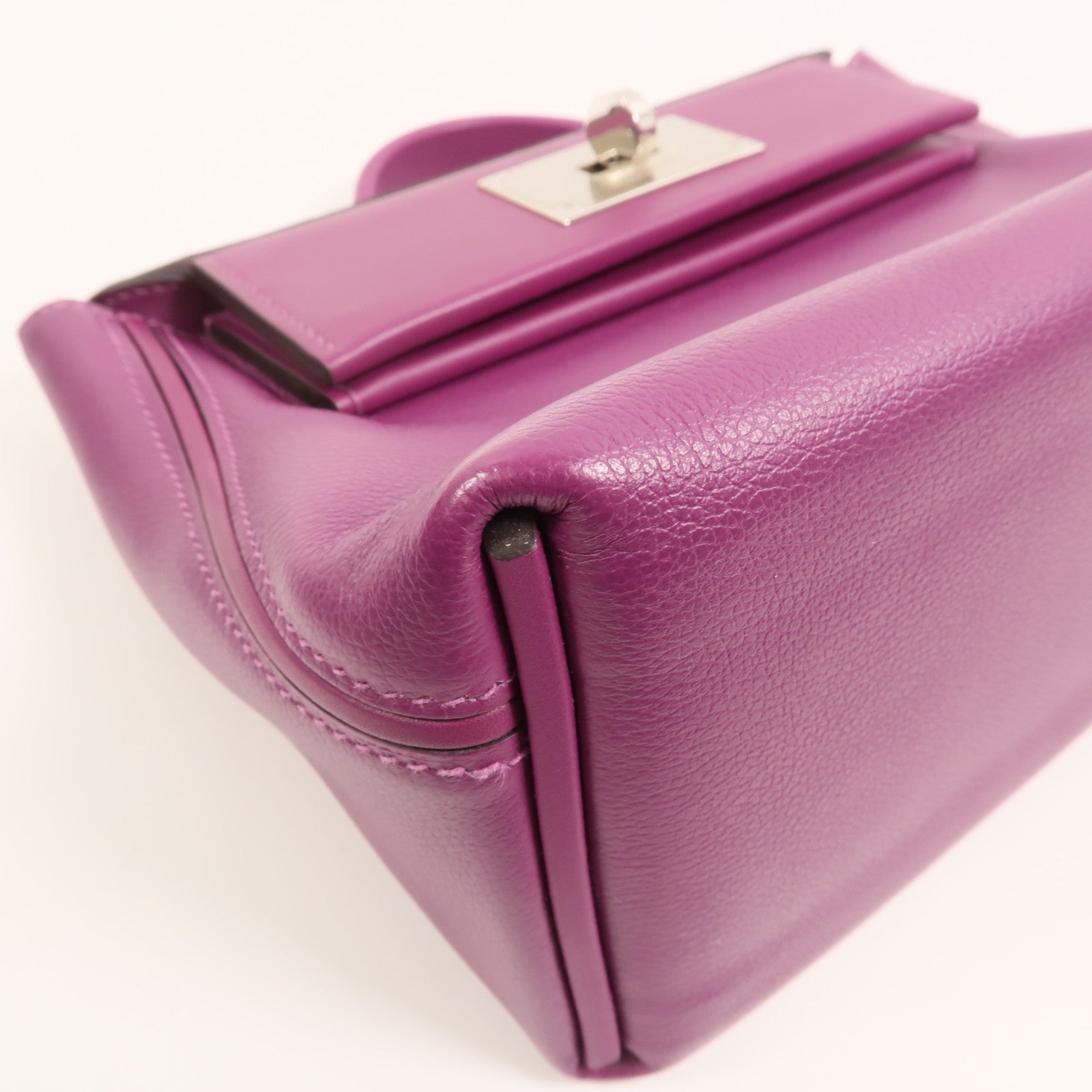 HERMES Evercolor皮革24/24 Mini手挽肩背兩用袋Anemone