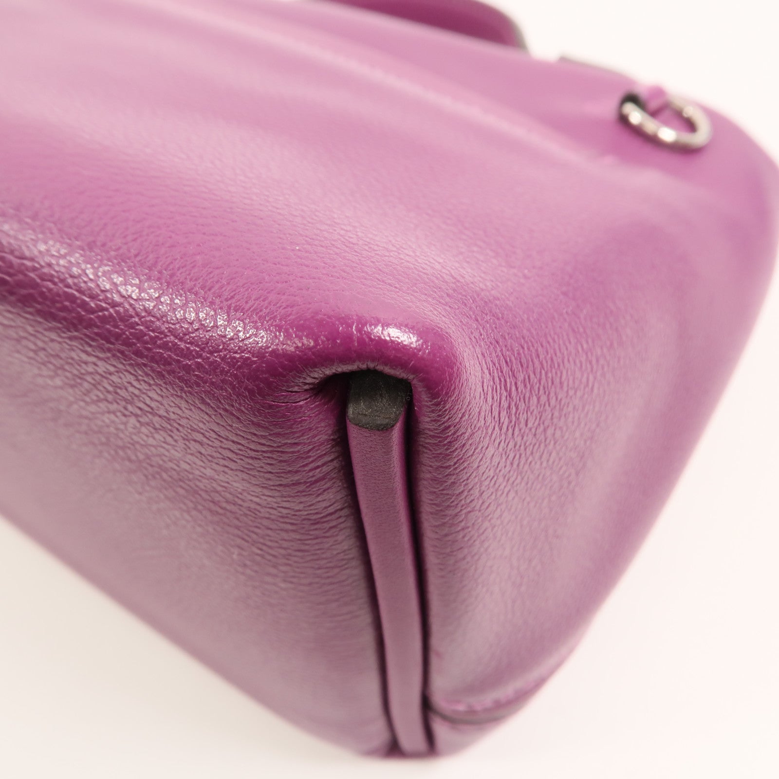 HERMES Evercolor皮革24/24 Mini手挽肩背兩用袋Anemone