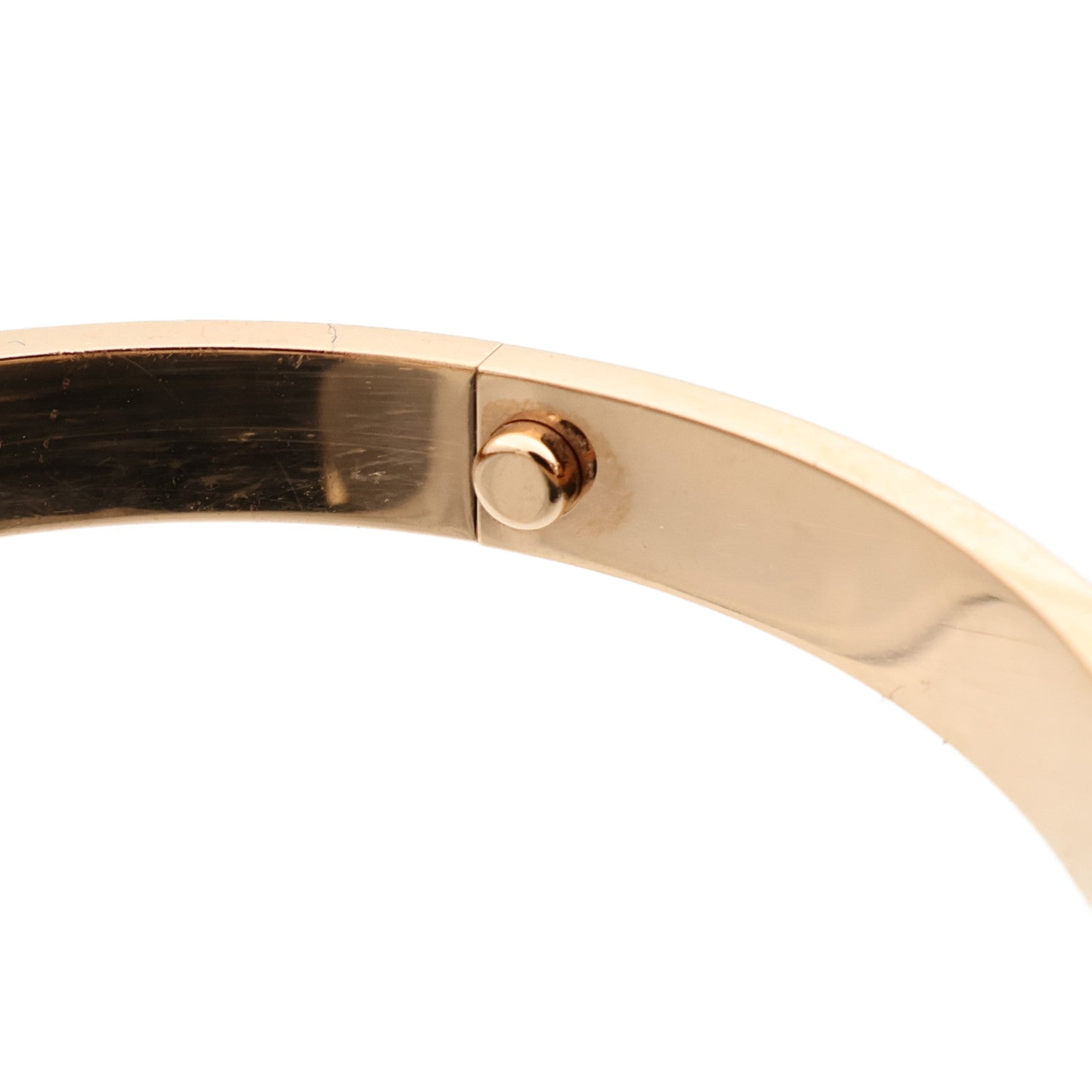CARTIER 18K玫瑰金Love Bangle 4P Diamonds鑽石手鐲