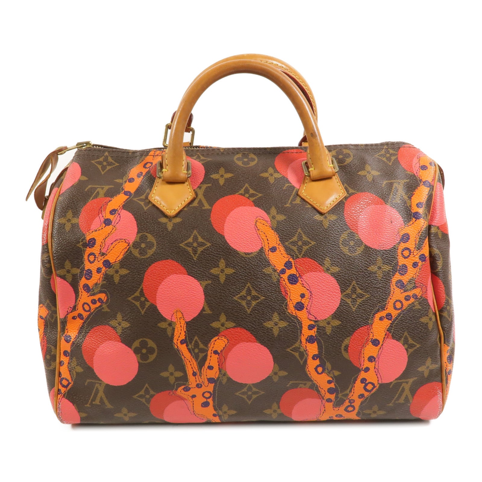LOUIS VUITTON Monogram Ramage Speedy 30金扣手挽袋