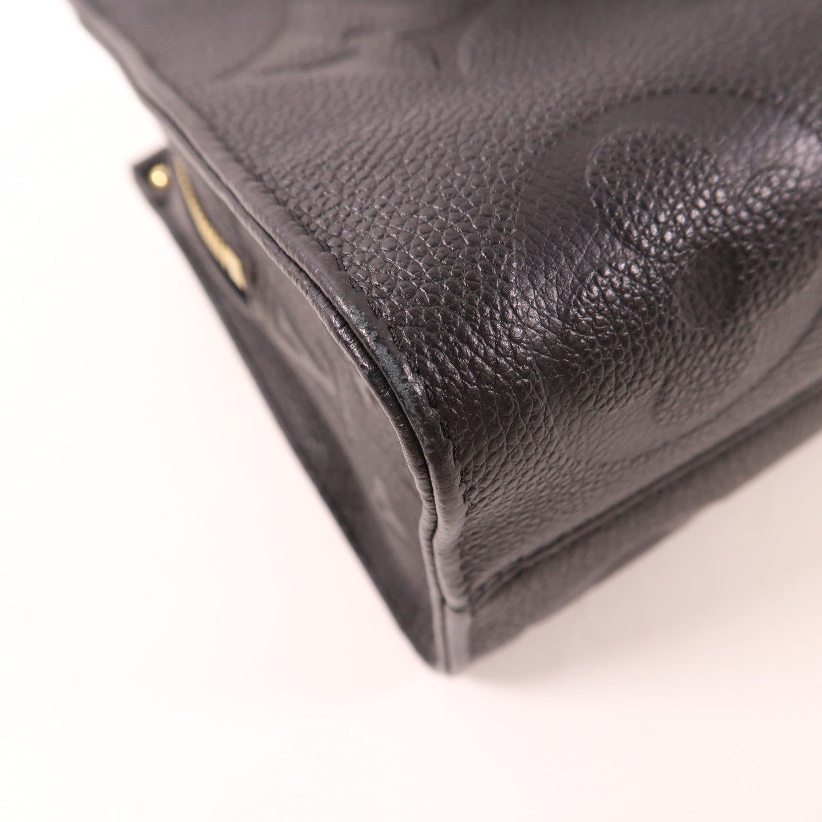 LOUIS VUITTON Monogram Empreinte OnTheGo East West金扣手挽肩背兩用袋黑色