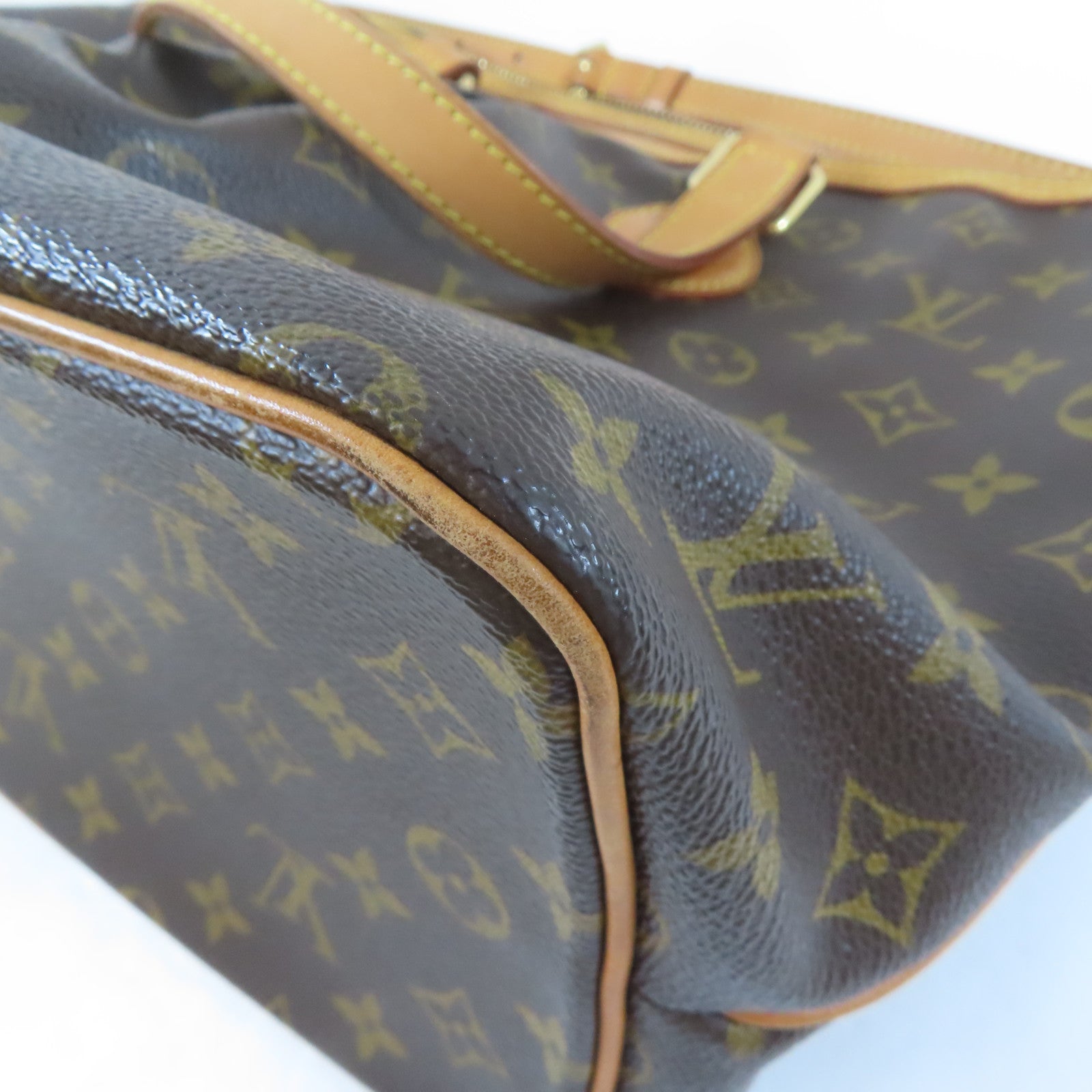 LOUIS VUITTON Monogram Palermo PM金扣手挽肩背兩用袋啡色