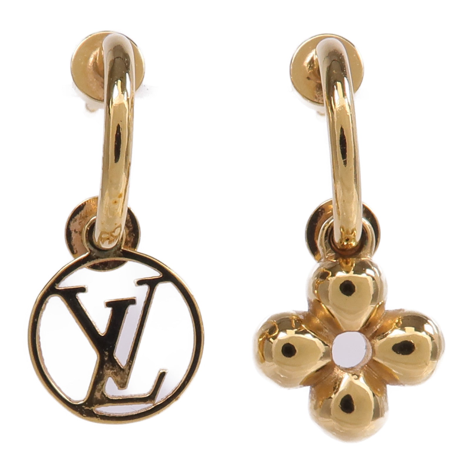 LOUIS VUITTON 金屬Blooming Earrings耳環