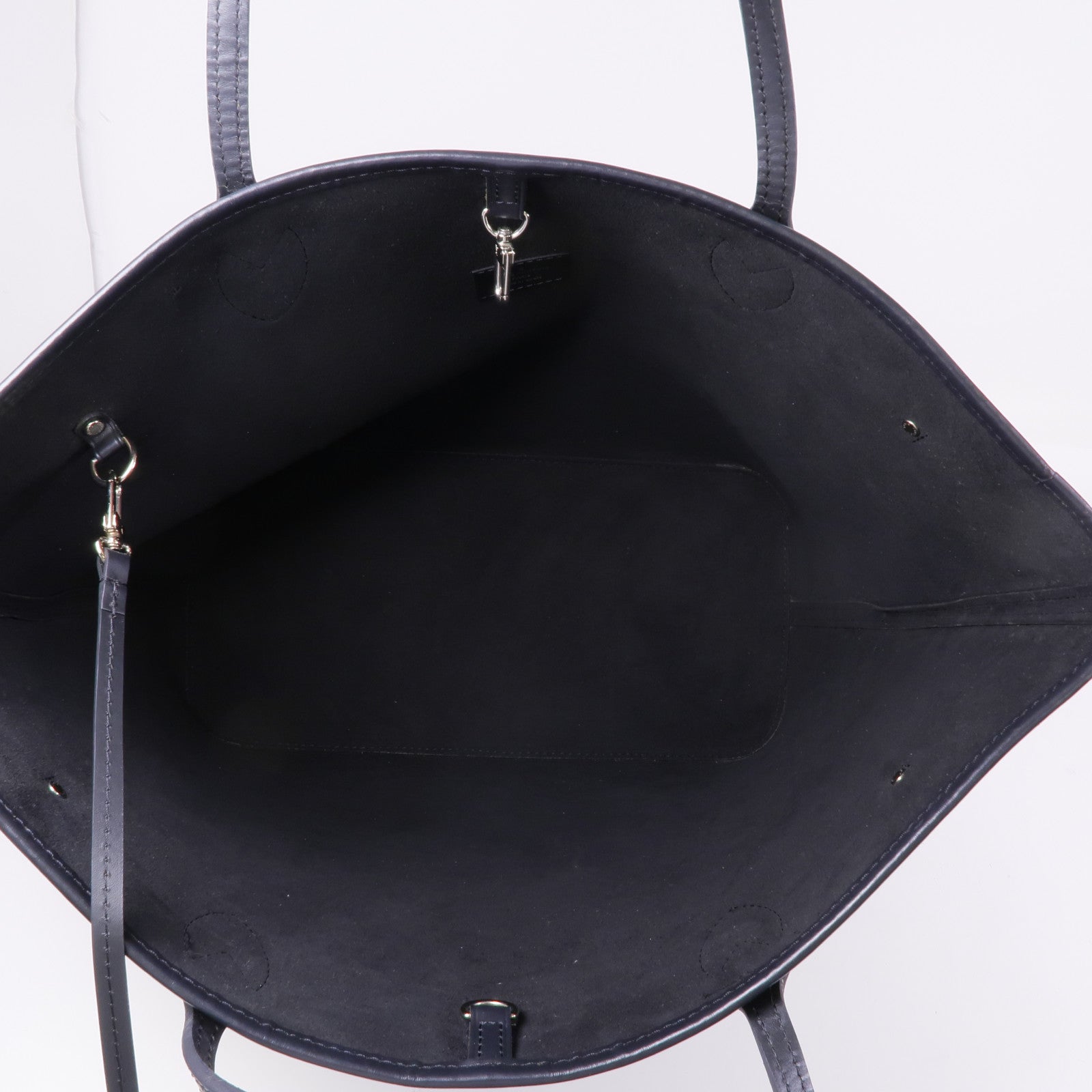 LOUIS VUITTON Epi Neverfull MM銀扣手挽袋