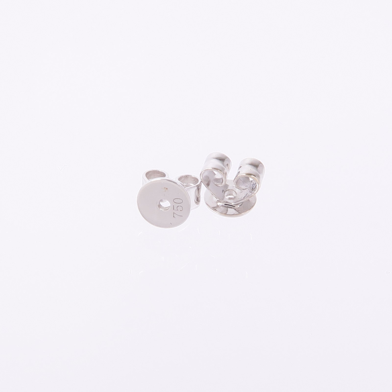 JEWELRY 0.54ct Diamond Earrings 18K White Gold