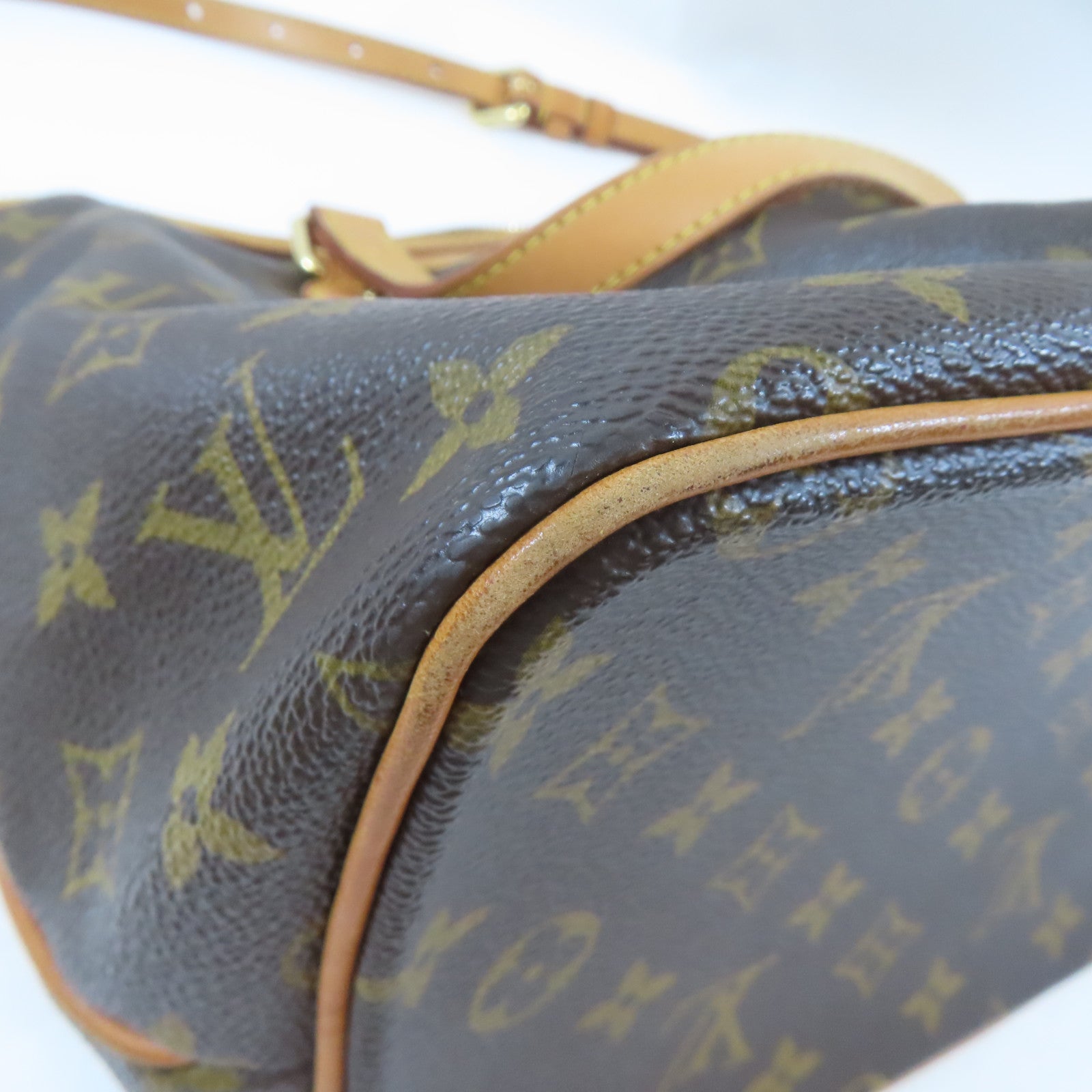 LOUIS VUITTON Monogram Palermo PM金扣手挽肩背兩用袋啡色