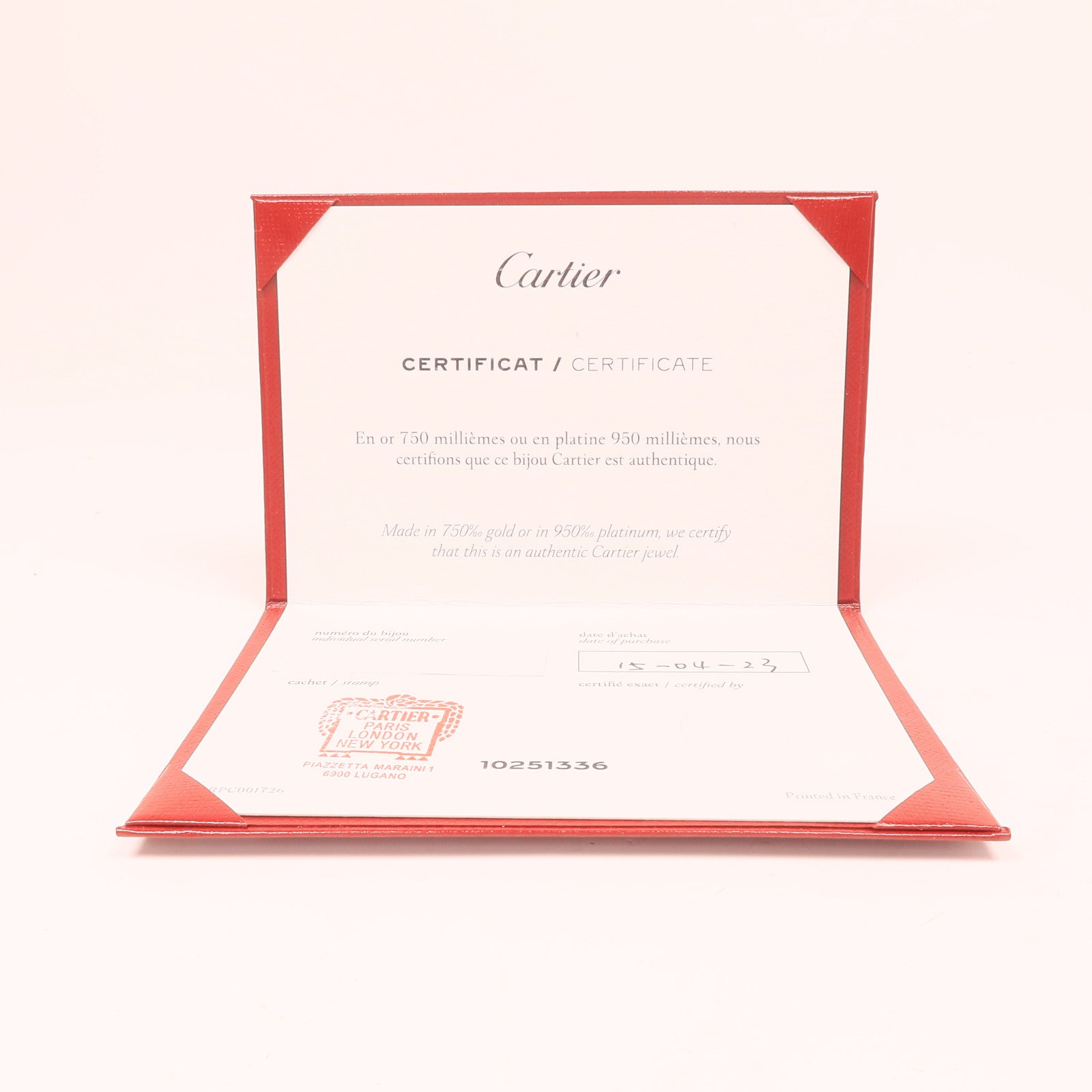 CARTIER 18K玫瑰金Juste Ur Clou Diamond鑽石手鐲Cartier#17