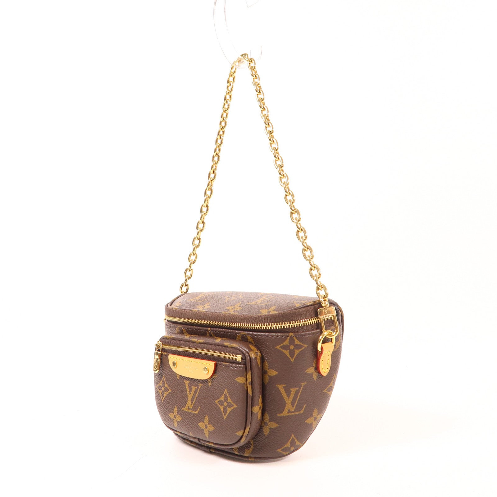 LOUIS VUITTON Monogram Mini Bumbag金扣手挽肩背兩用袋