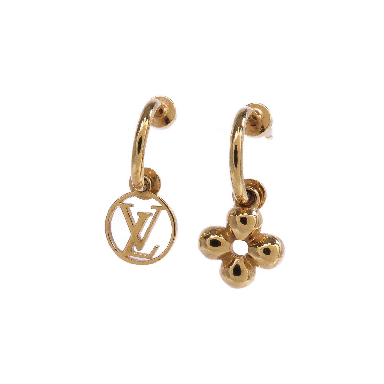 LOUIS VUITTON 金屬Blooming Earrings耳環