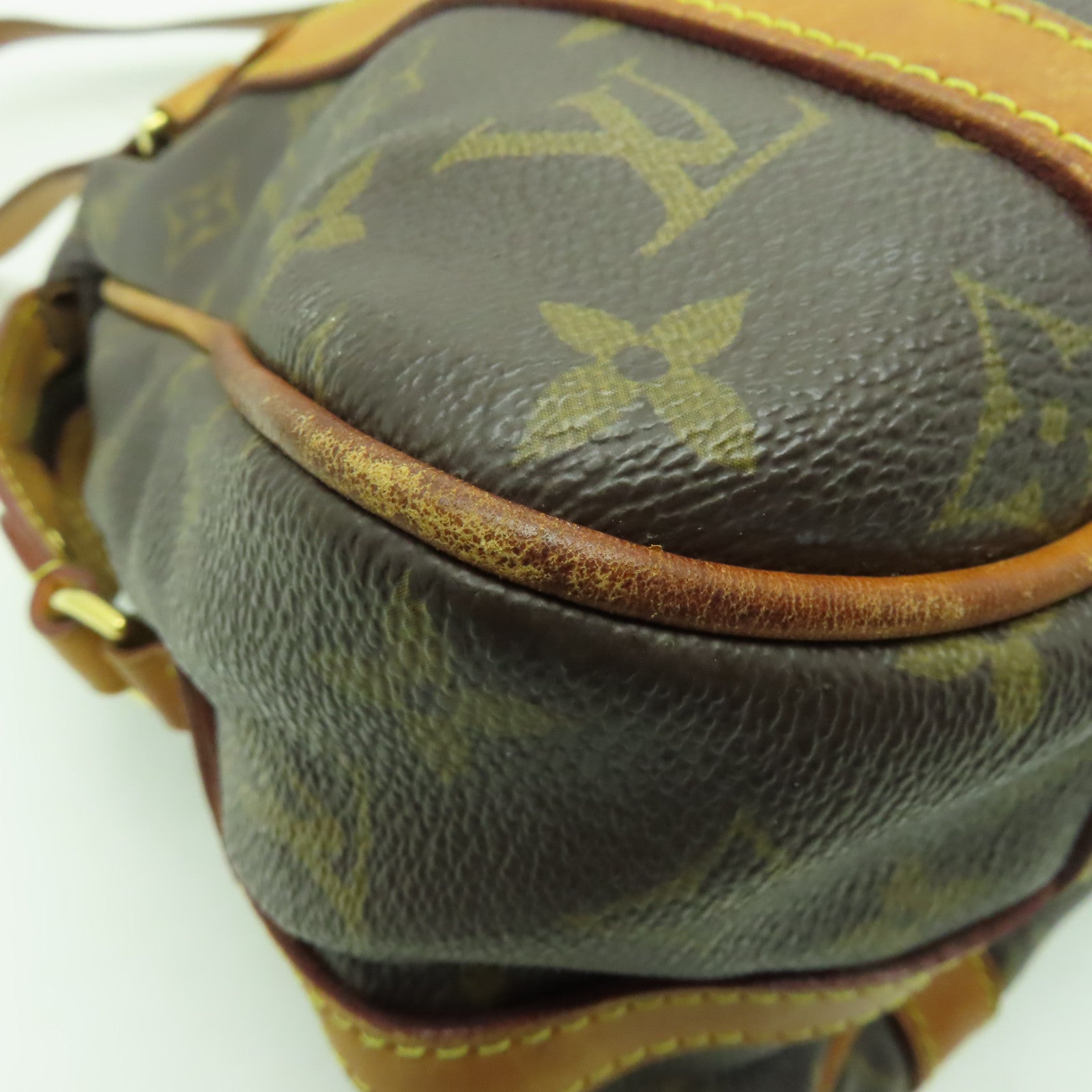 LOUIS VUITTON 【激減優惠】Monogram Stresa GM金扣肩背袋啡色