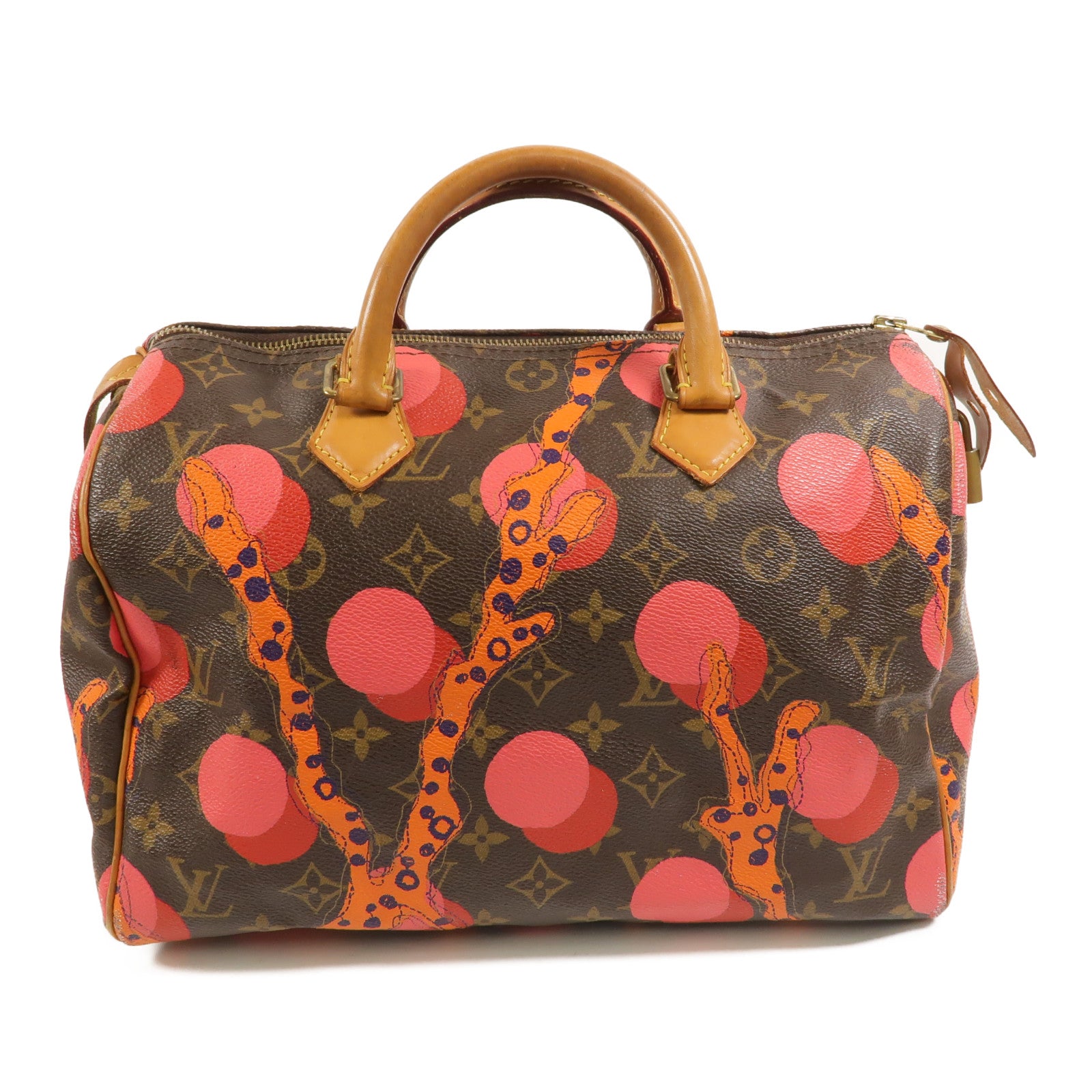 LOUIS VUITTON Monogram Ramage Speedy 30金扣手挽袋