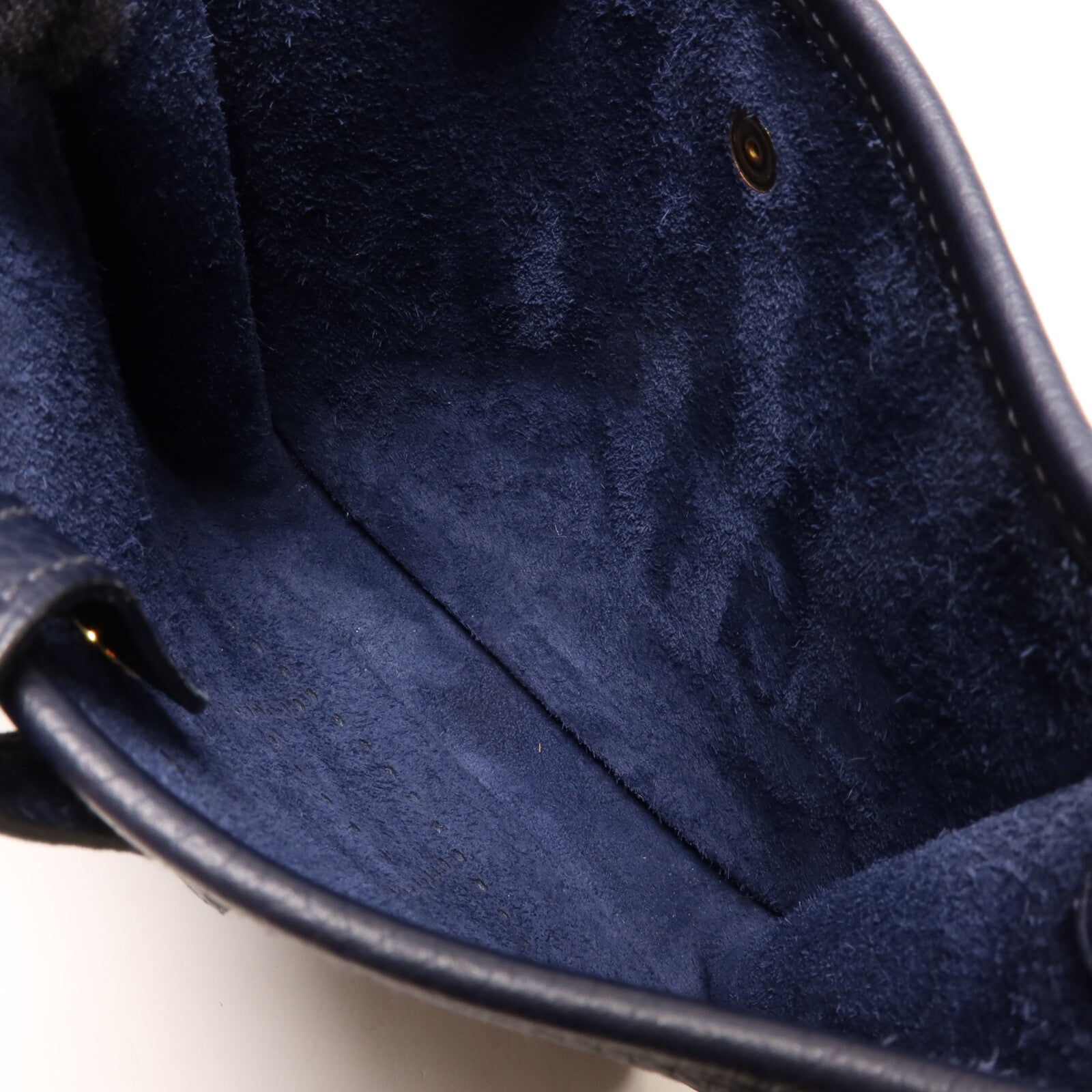 HERMES Clemence皮革Evelyne TPM肩背袋Bleu Nuit