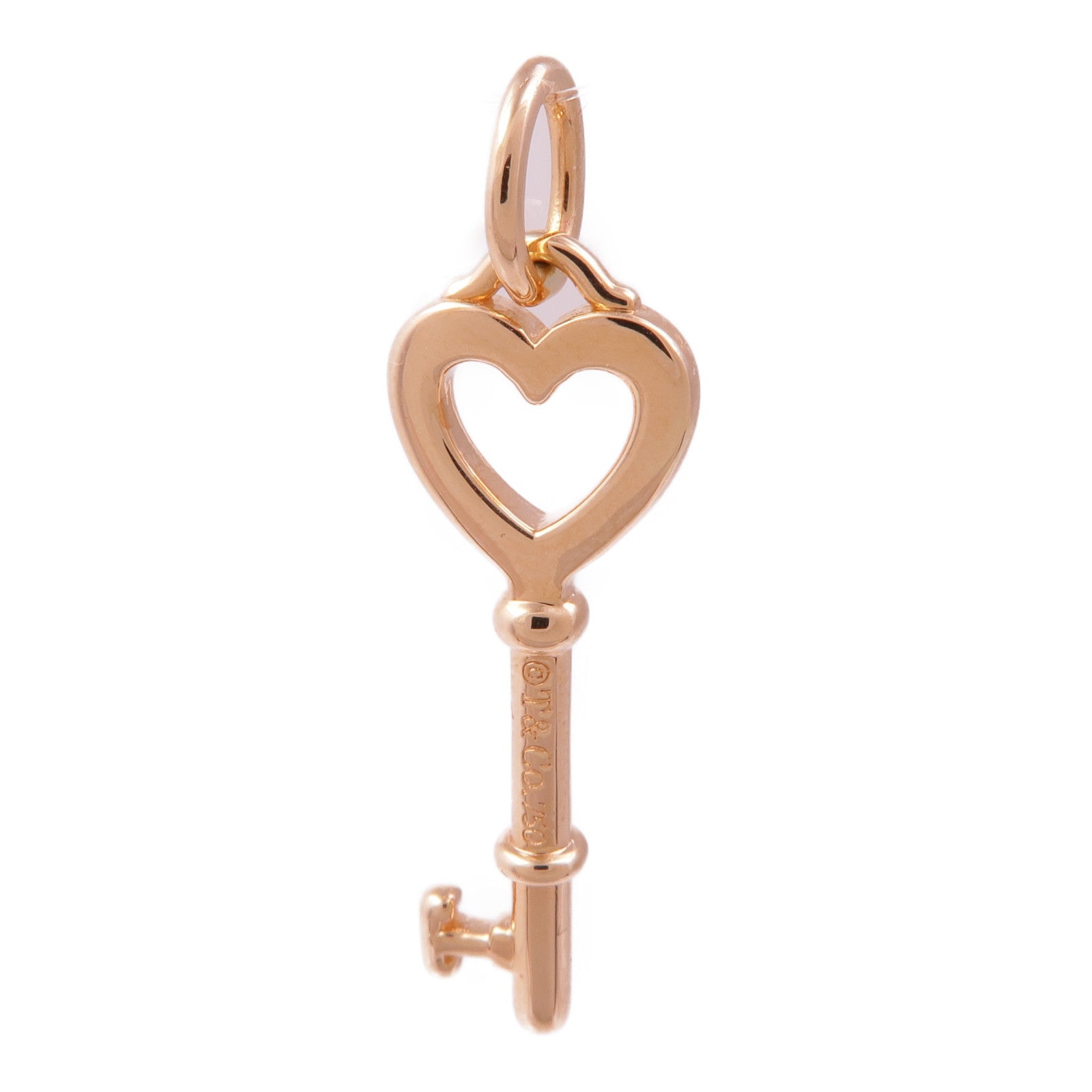 TIFFANY¡®CO Key Pendant Top 18K Pink Gold