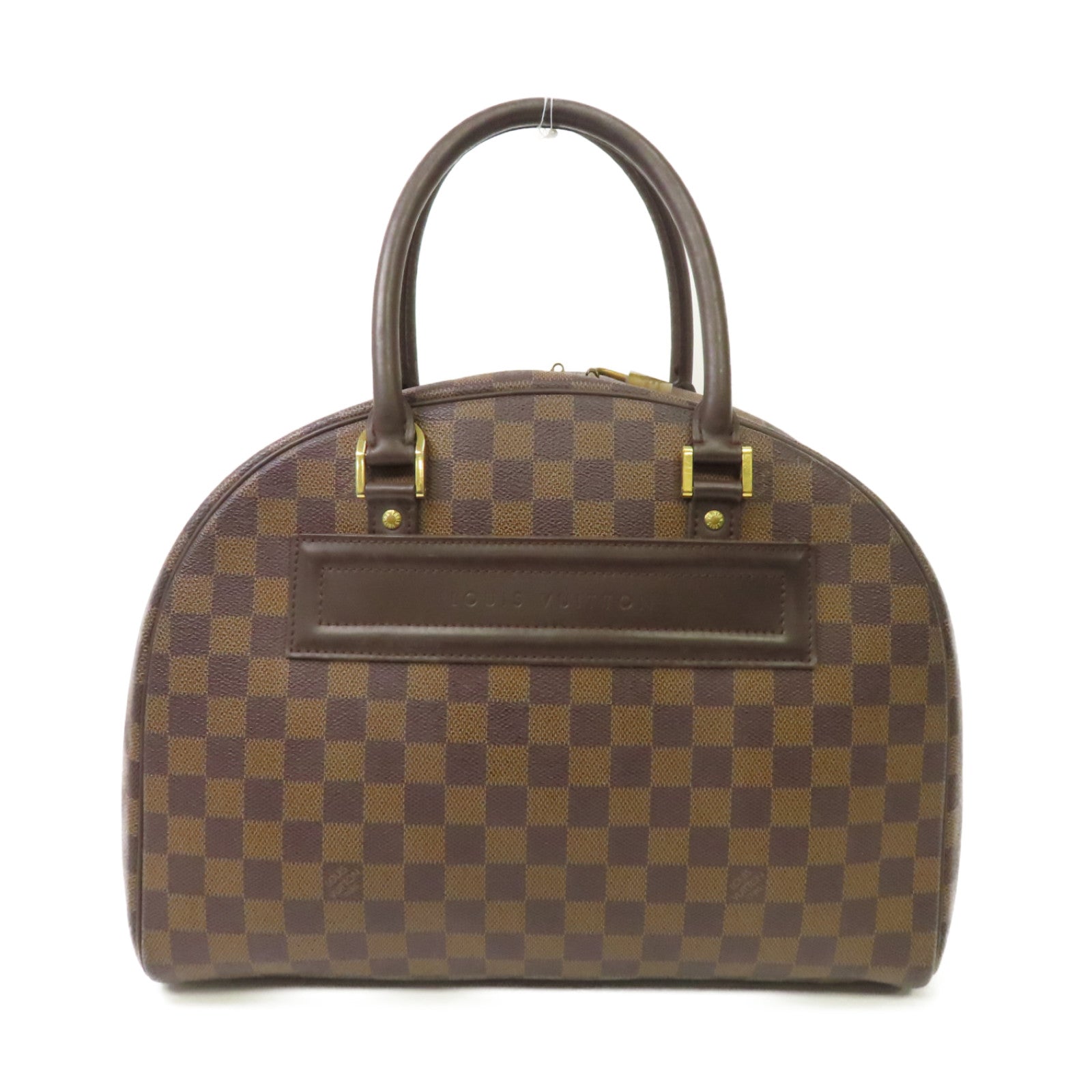 LOUIS VUITTON Damier Ebene Nolita金扣肩背袋啡色