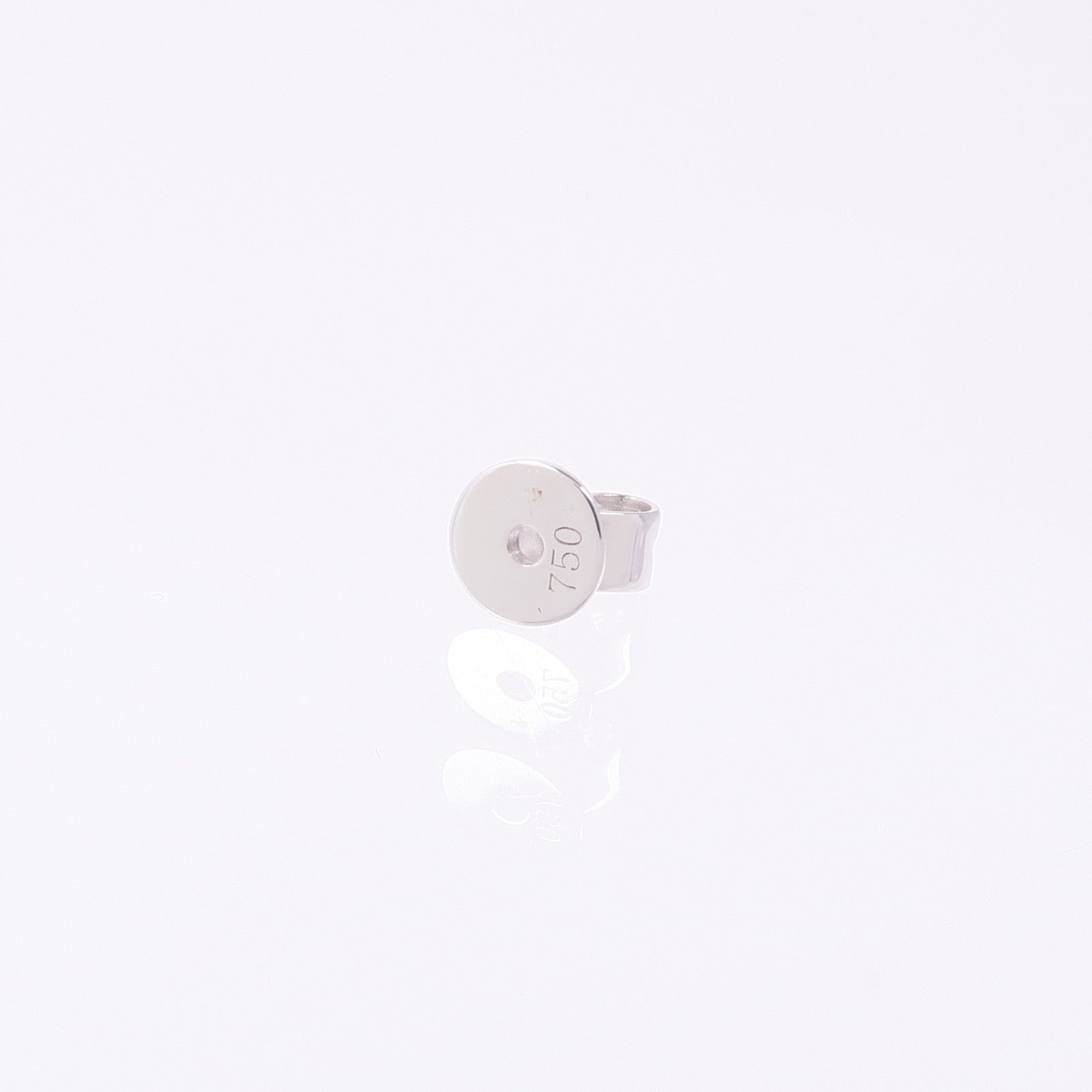 JEWELRY 0.54ct Diamond Earrings 18K White Gold