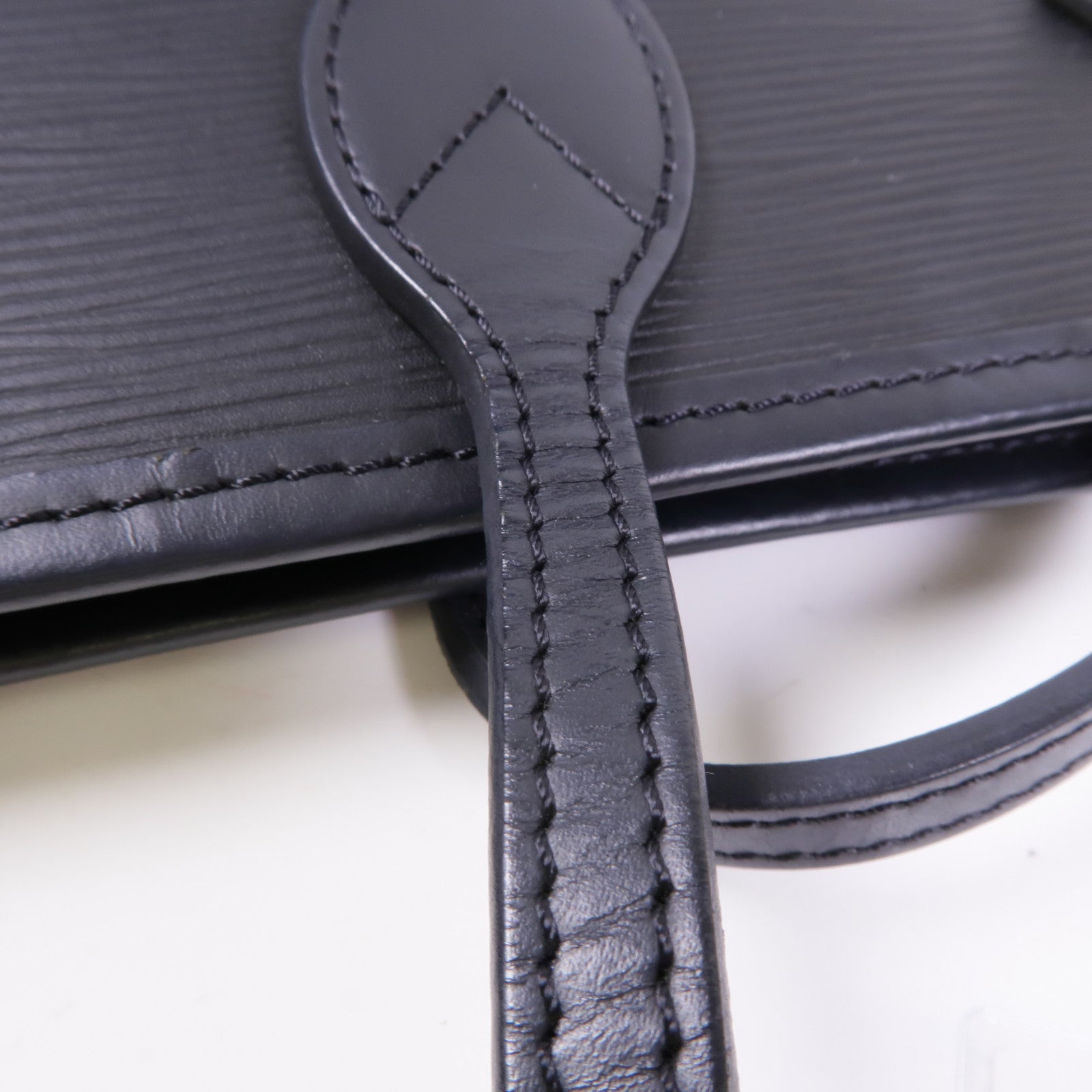 LOUIS VUITTON Epi Neverfull MM銀扣手挽袋