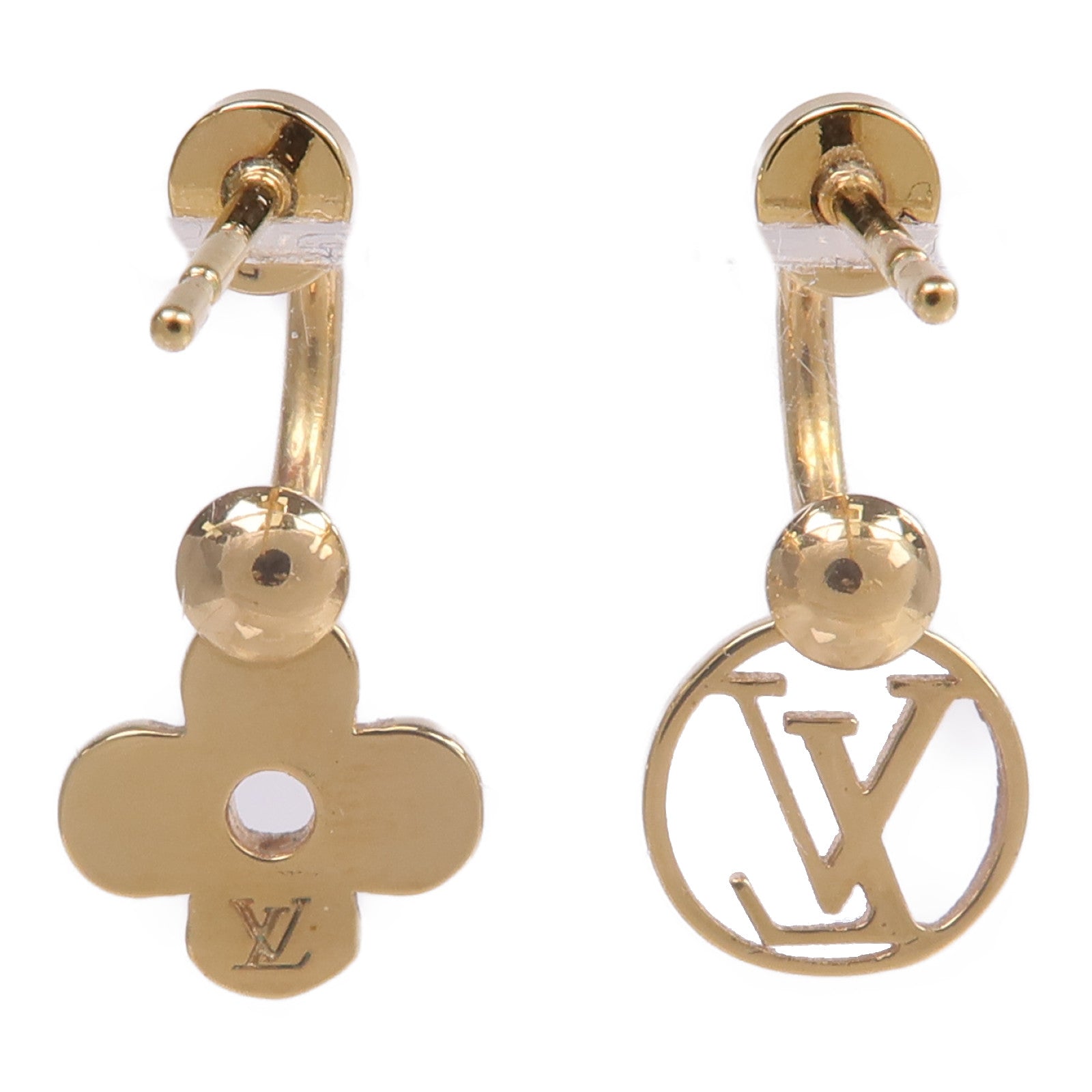 LOUIS VUITTON 金屬Blooming Earrings耳環