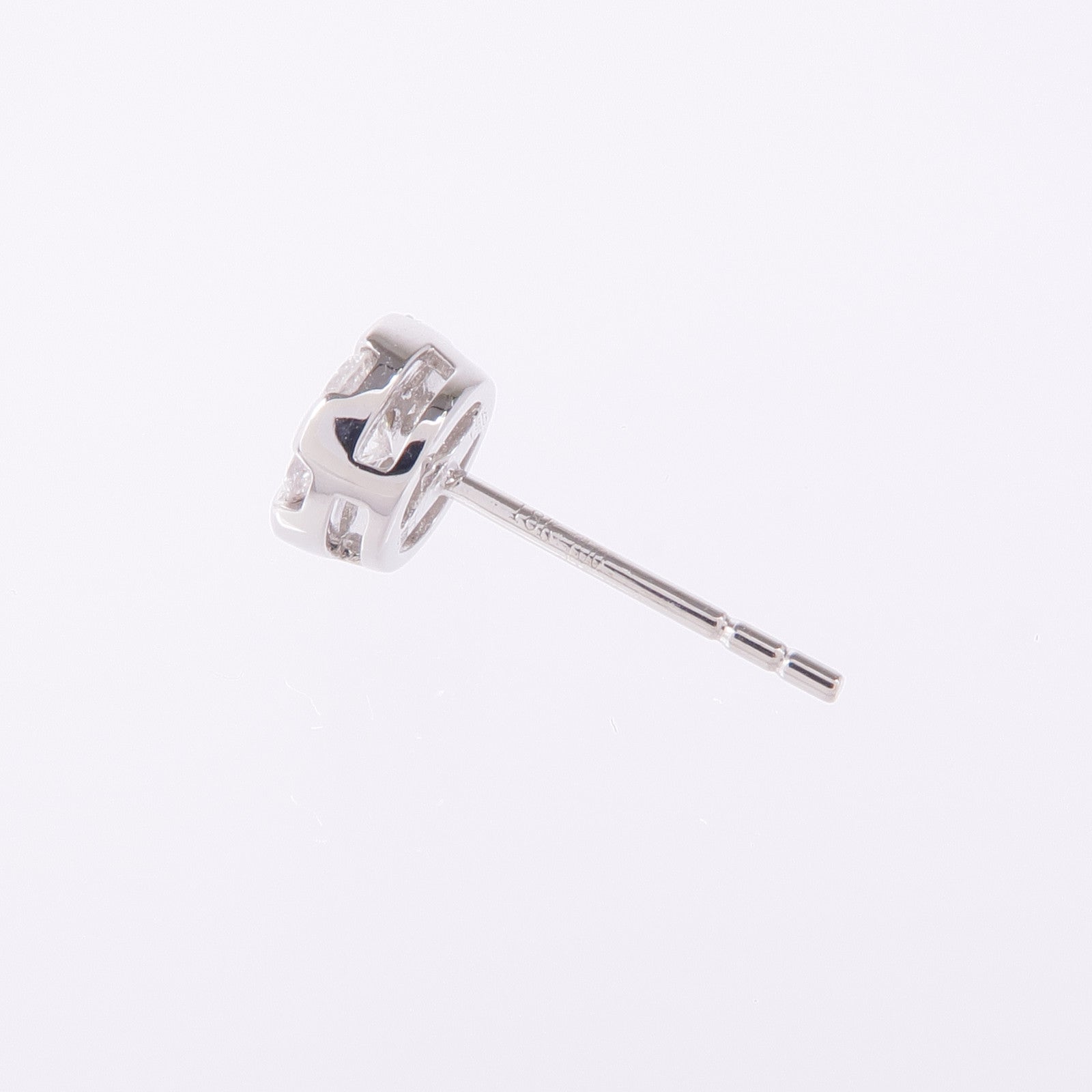 JEWELRY 0.54ct Diamond Earrings 18K White Gold
