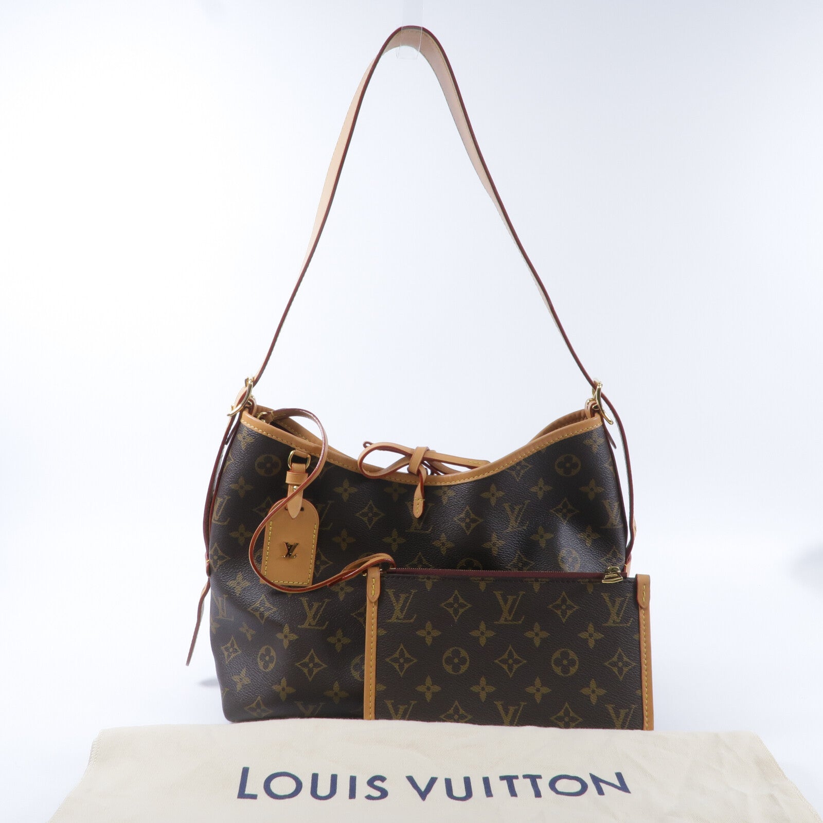LOUIS VUITTON Monogram CarryAll PM肩背袋