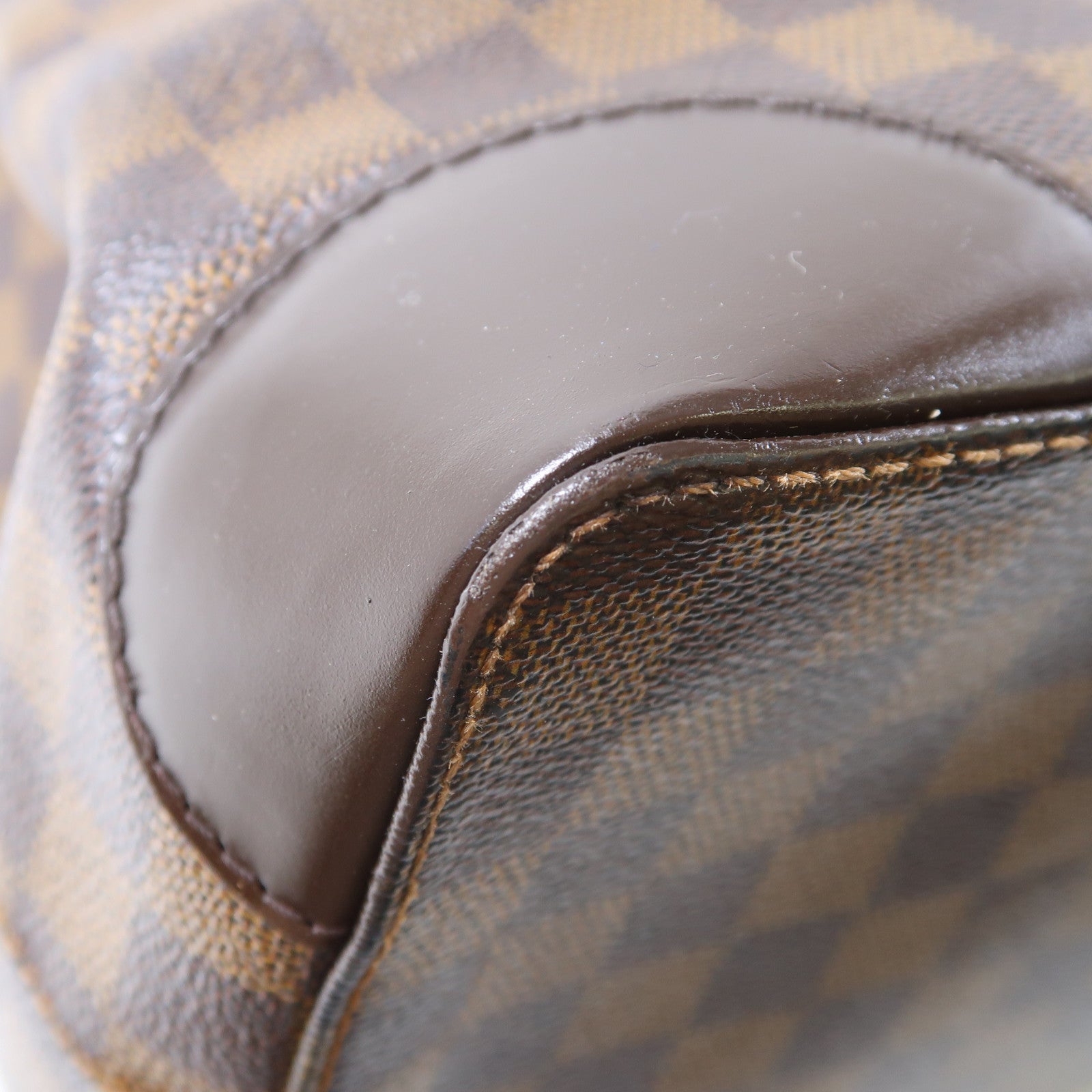 LOUIS VUITTON 【激減優惠】Damier Hampstead MM金扣肩背袋啡色