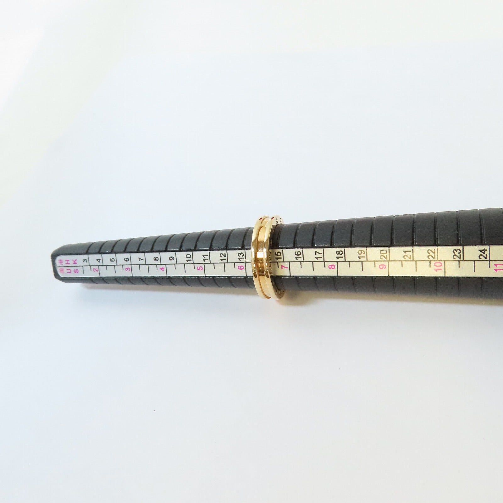BVLGARI 18K玫瑰金B-zero1 1 Band Ring戒指Bvlgari#53/JP#13/US#6.5