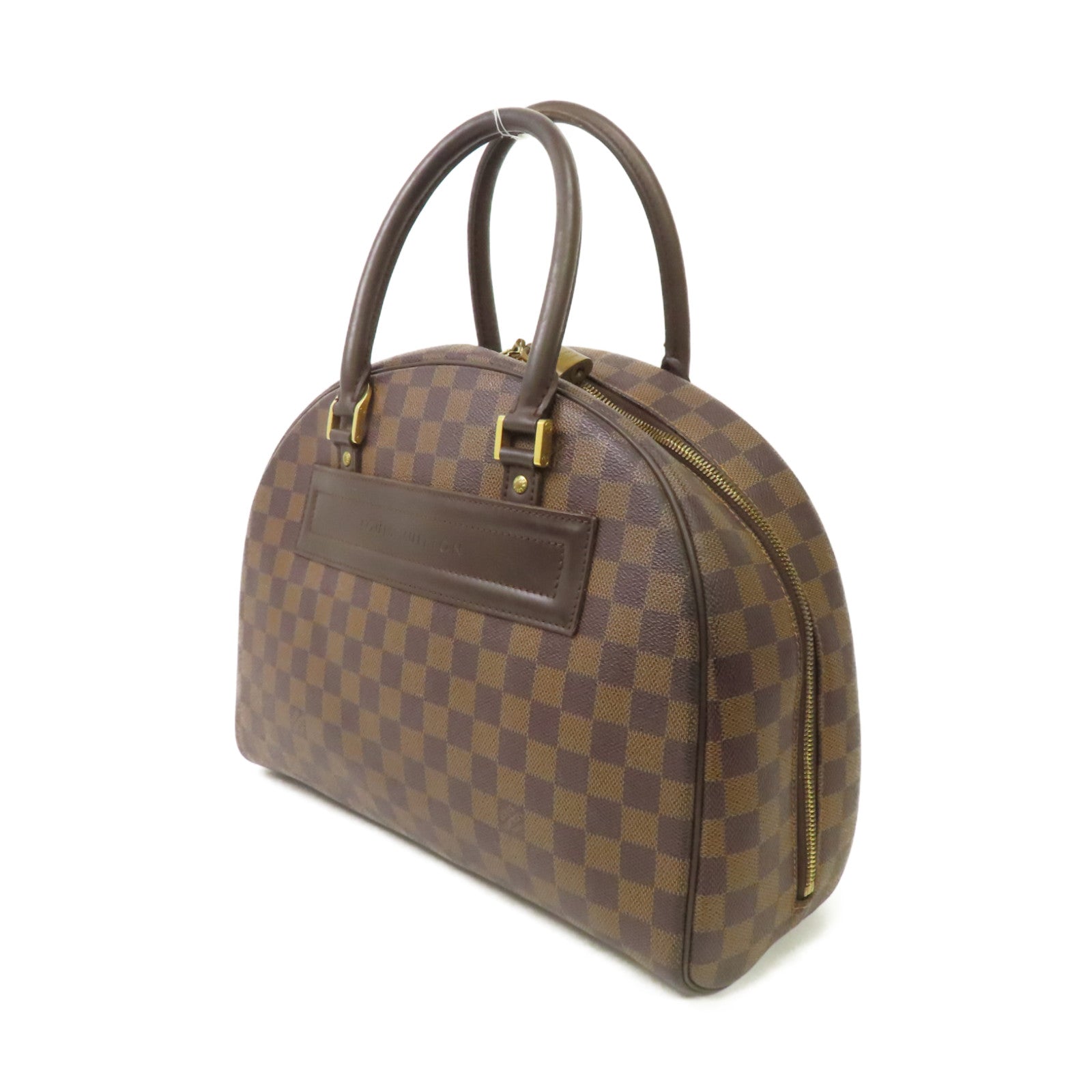 LOUIS VUITTON Damier Ebene Nolita金扣肩背袋啡色