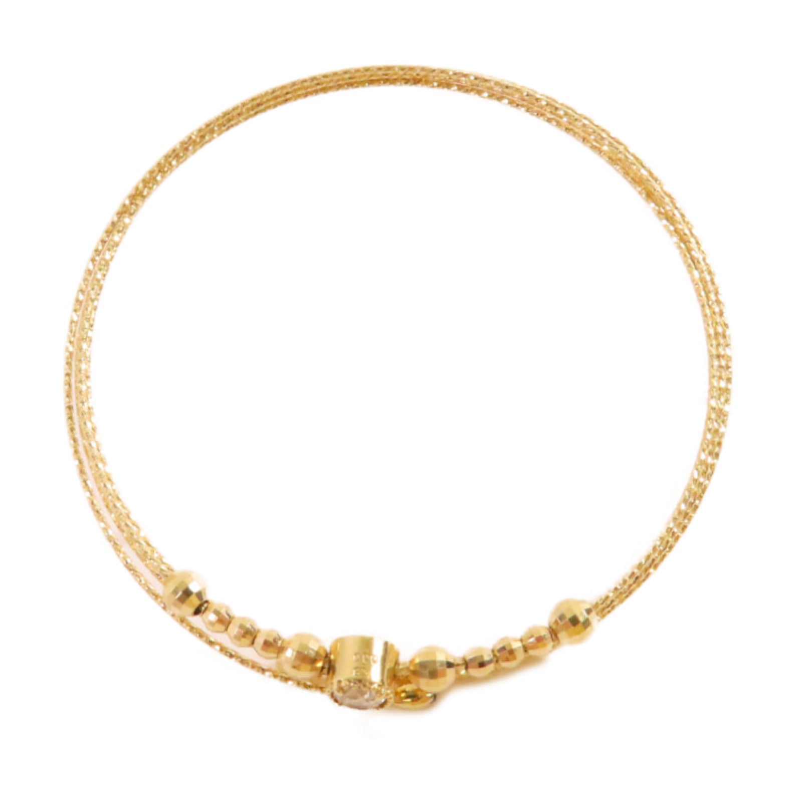 JEWELRY 18K黃金/鑽石Diamond Bangle手鐲
