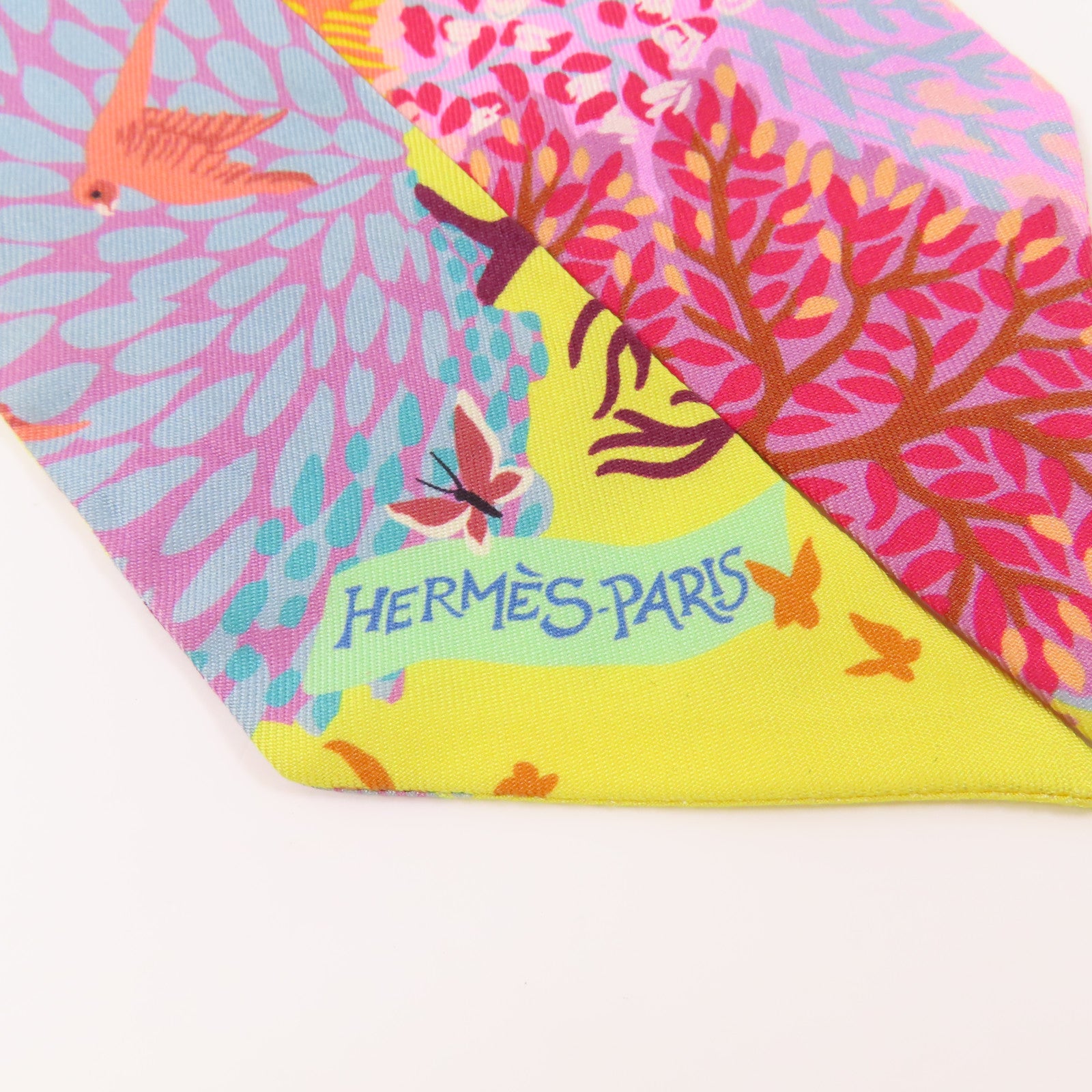 HERMES 絲質Twilly絲巾