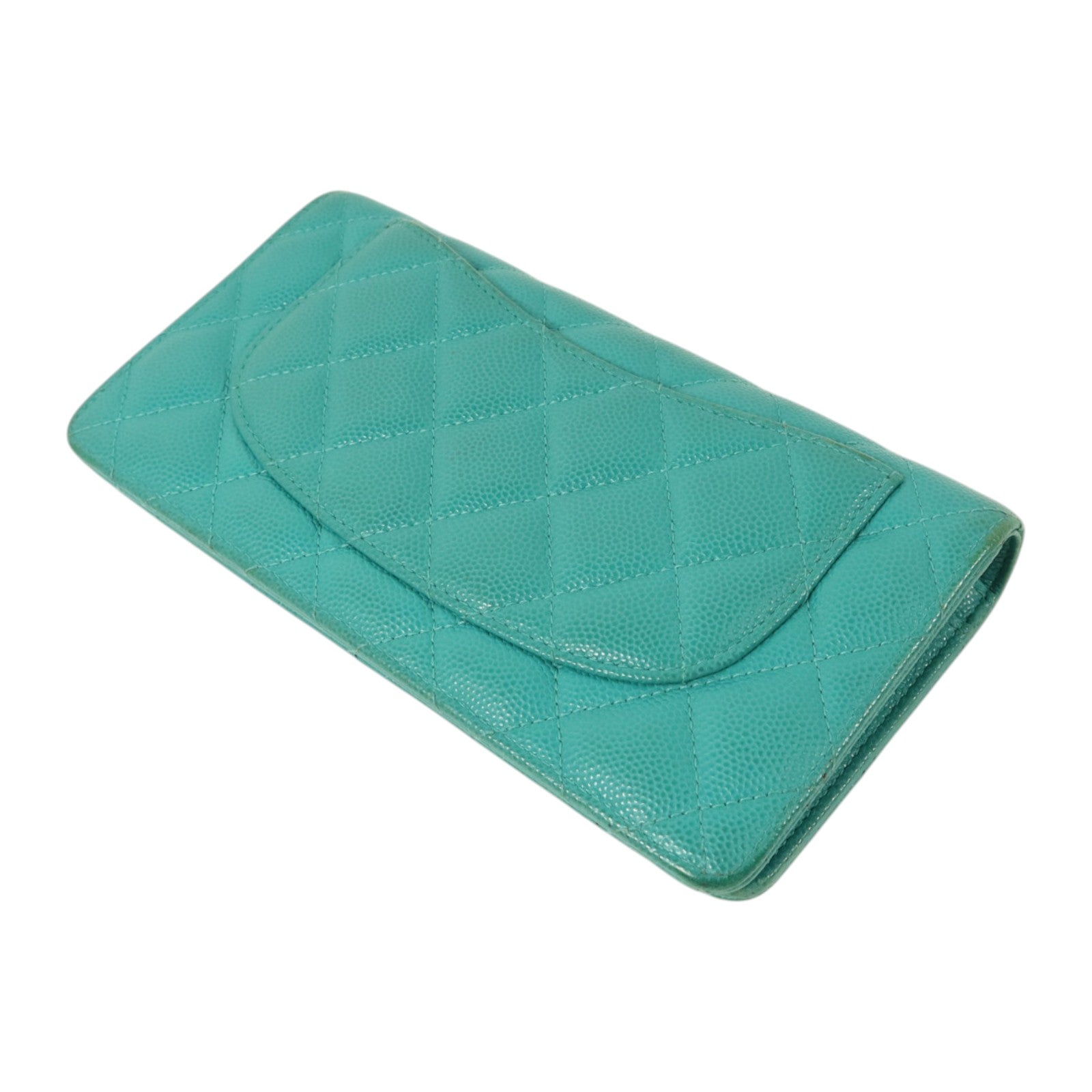 CHANEL 牛皮皮革Classic Flap Long Wallet金扣長錢包