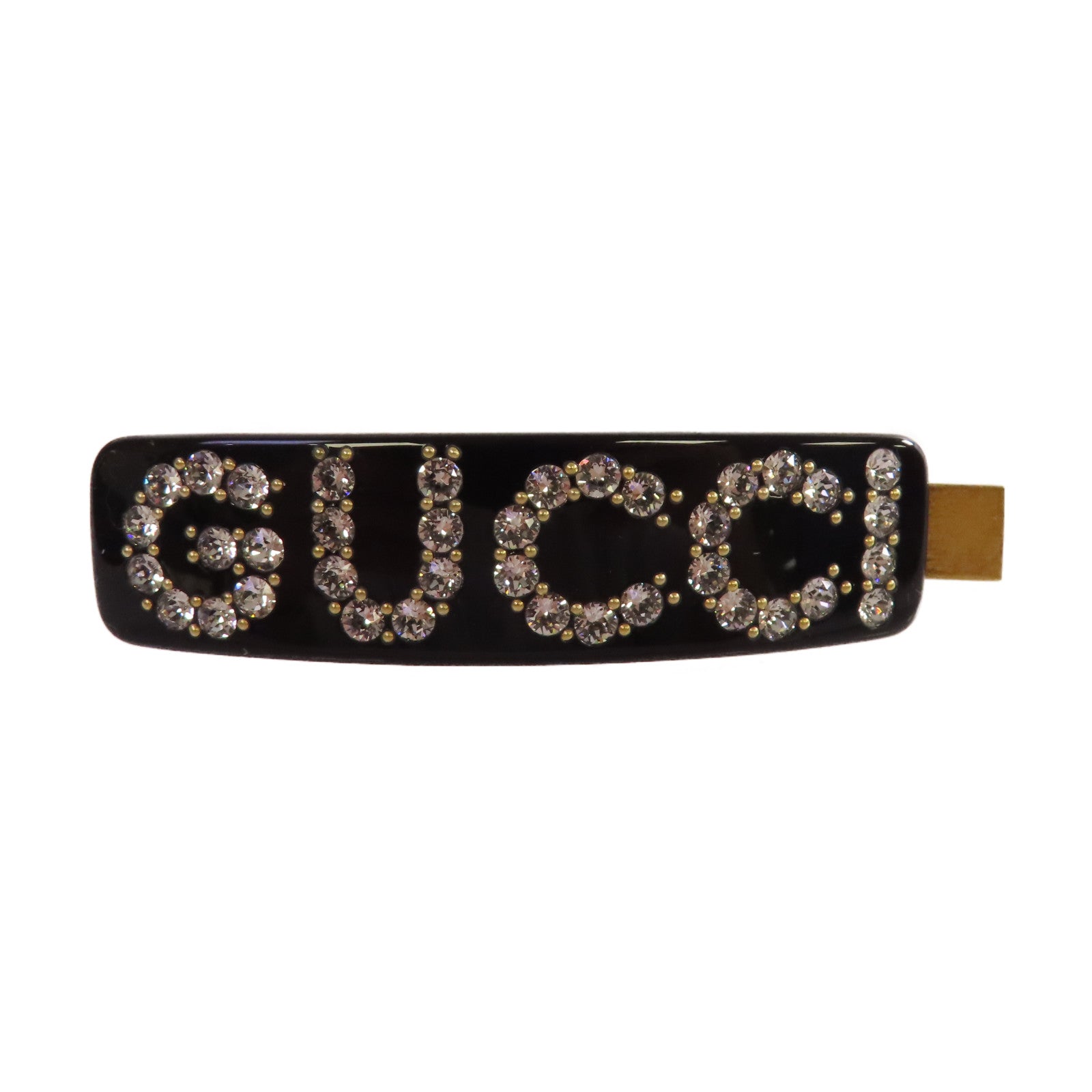 GUCCI PVC Hair Clip髮夾黑色