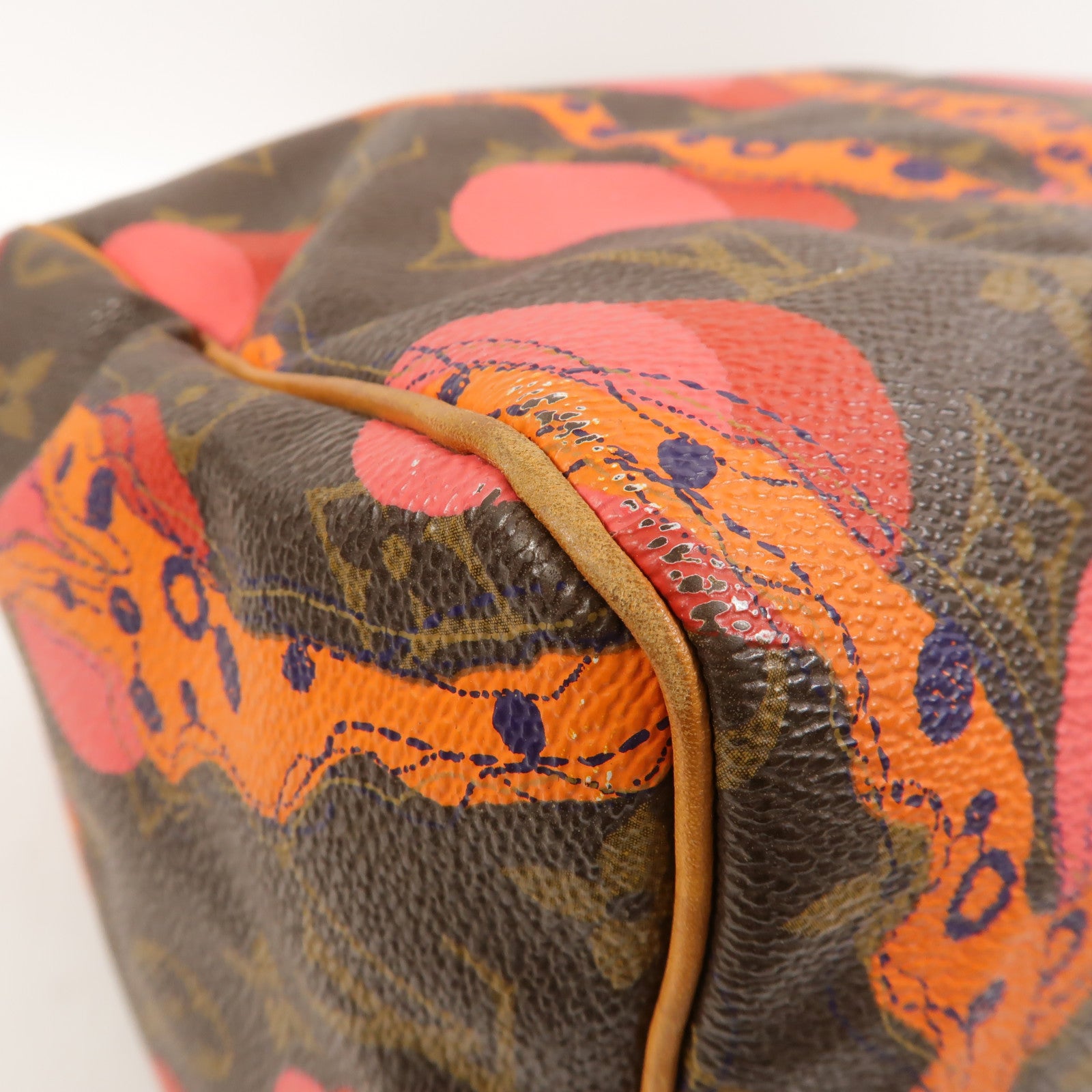 LOUIS VUITTON Monogram Ramage Speedy 30金扣手挽袋