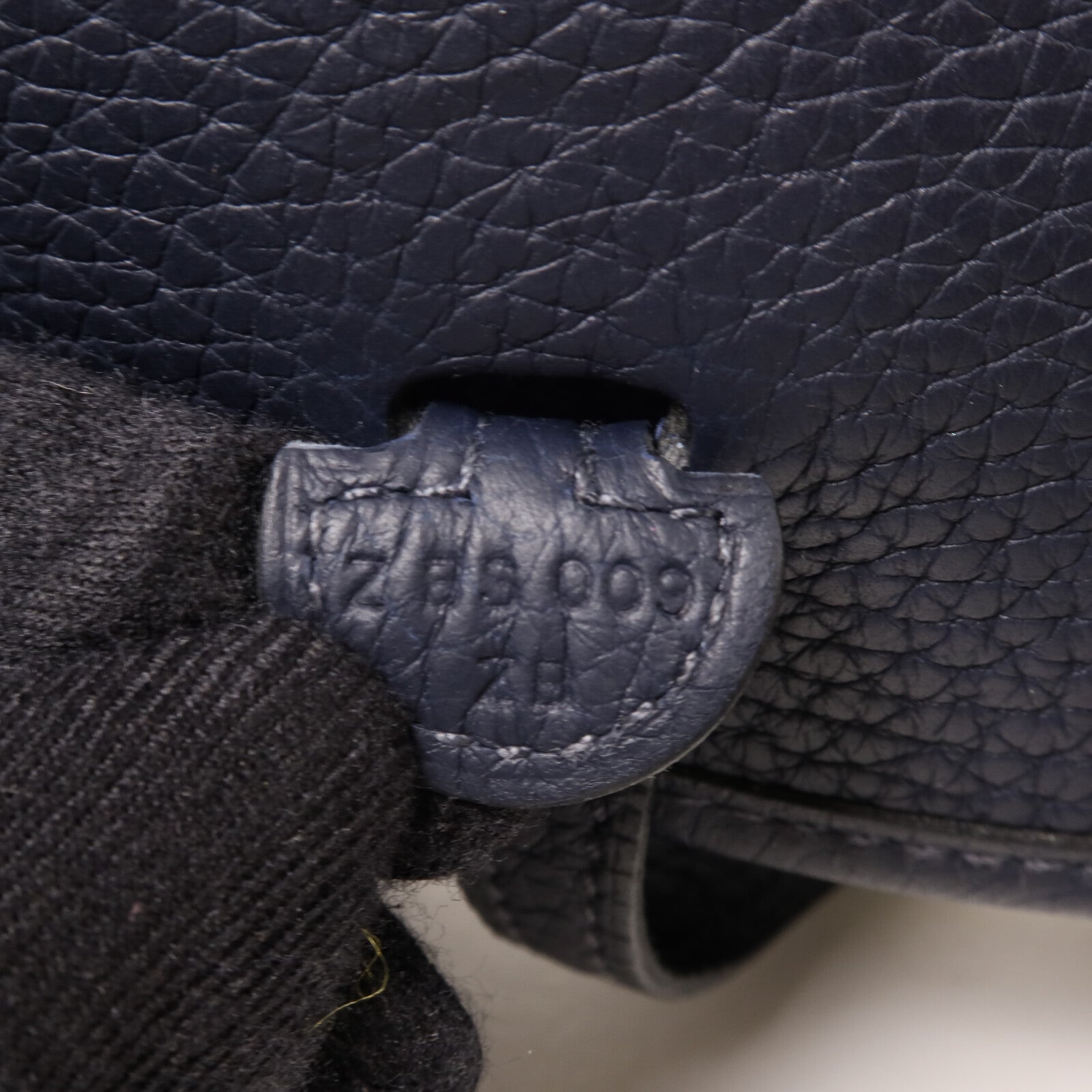 HERMES Clemence皮革Evelyne TPM肩背袋Bleu Nuit