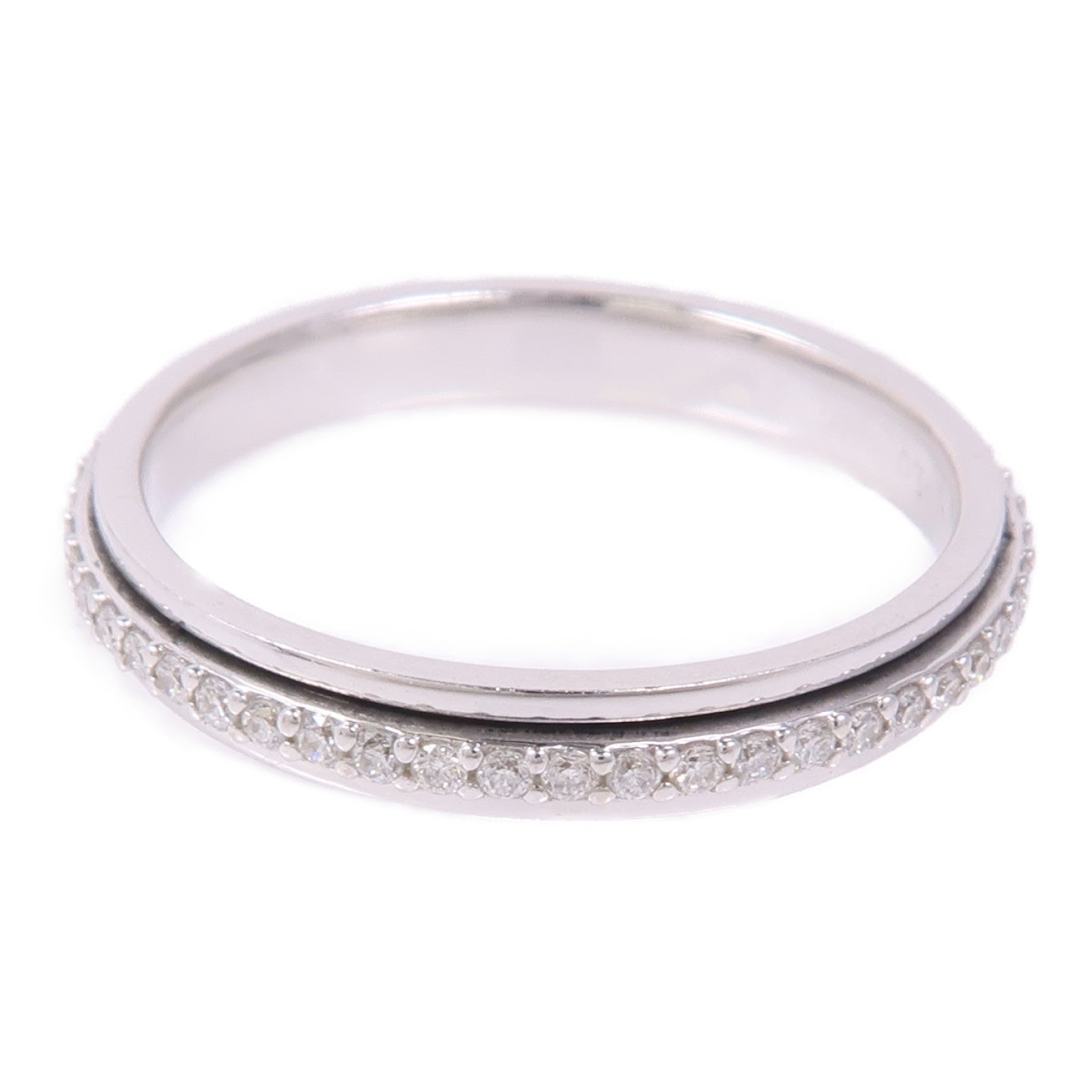 JEWELRY Diamond Ring 18K White Gold US#7.5