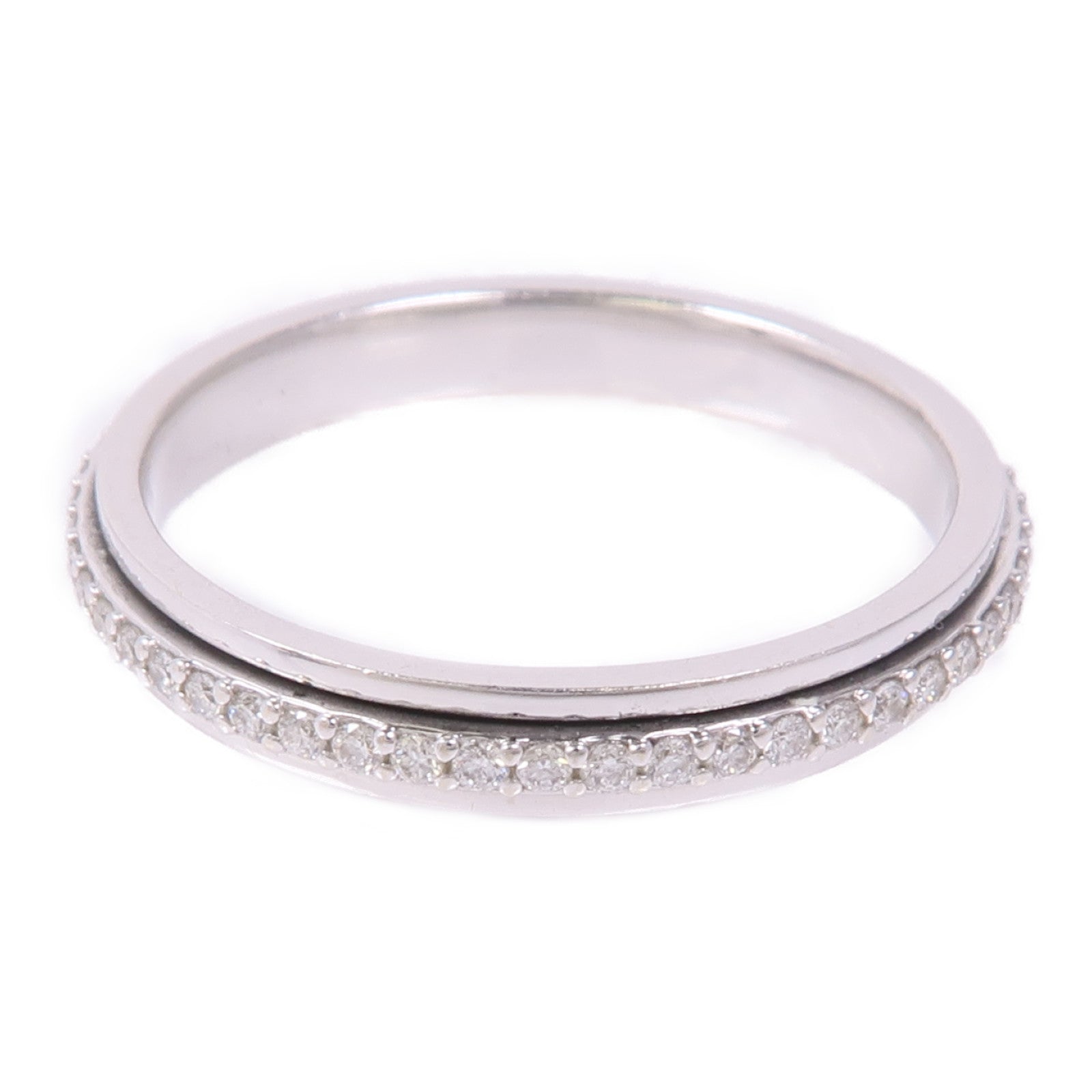 JEWELRY Diamond Ring 18K White Gold US#7.5