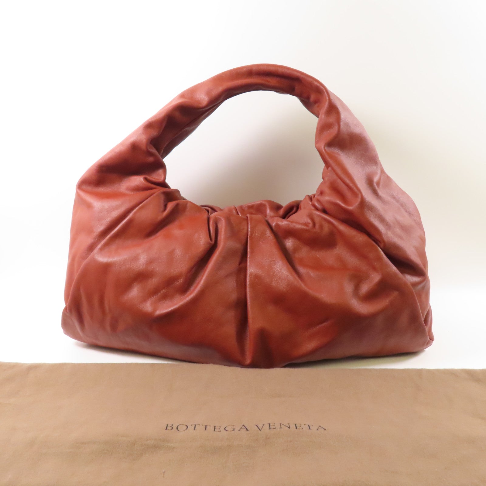 BOTTEGA VENETA 牛皮皮革Shoulder Bag肩背袋紅色