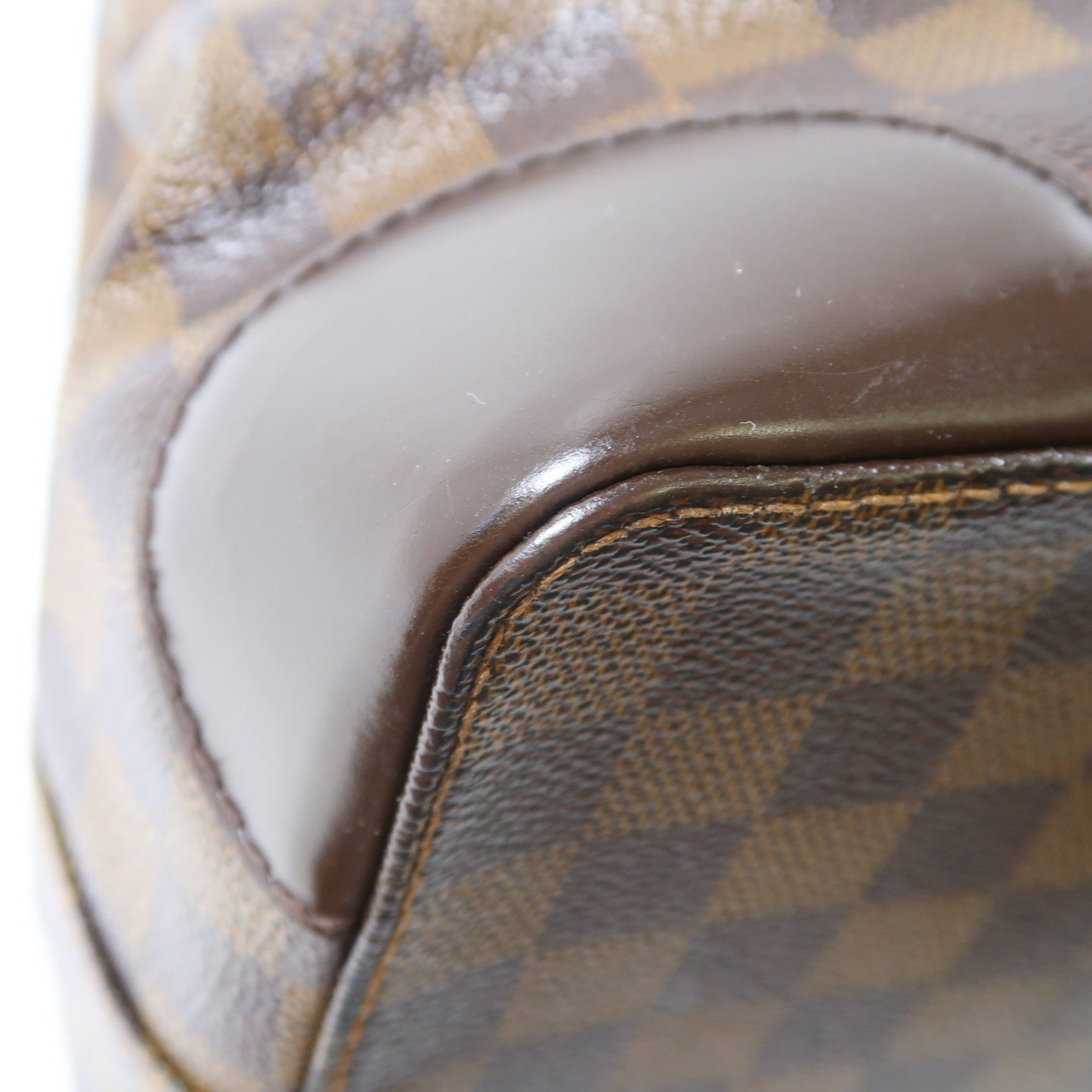 LOUIS VUITTON 【激減優惠】Damier Hampstead MM金扣肩背袋啡色