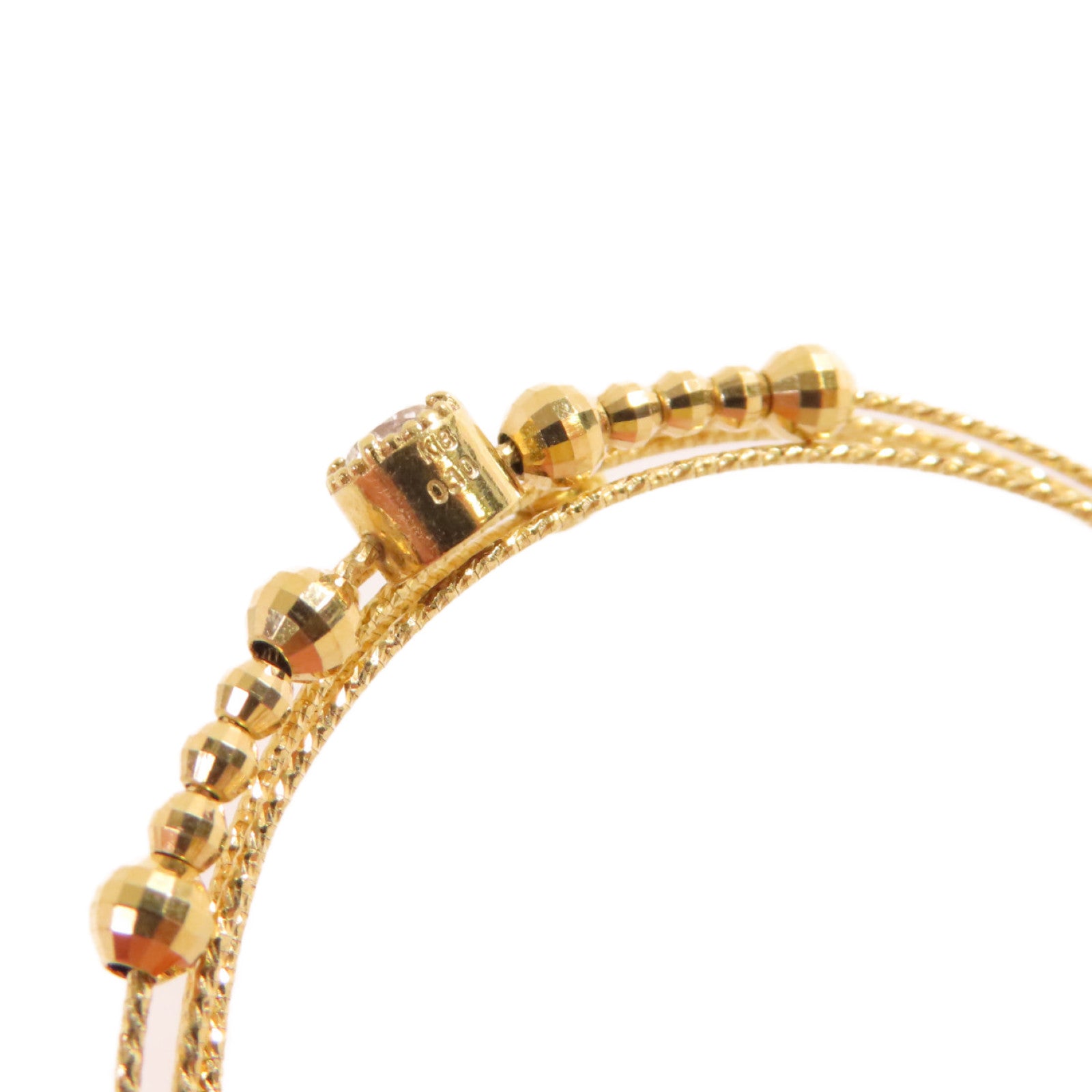 JEWELRY 18K黃金/鑽石Diamond Bangle手鐲
