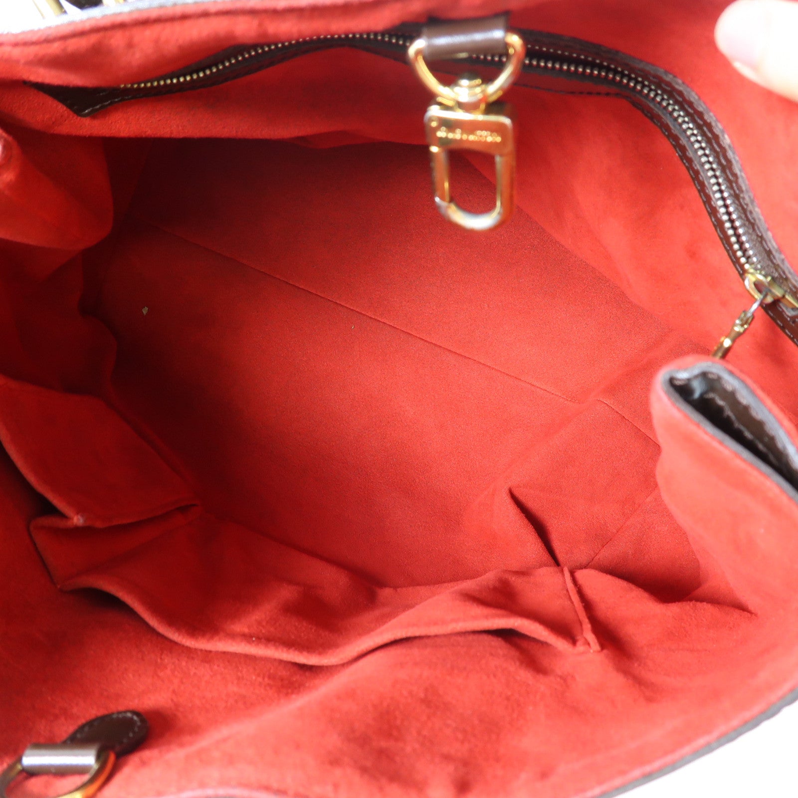 LOUIS VUITTON 【激減優惠】Damier Hampstead MM金扣肩背袋啡色