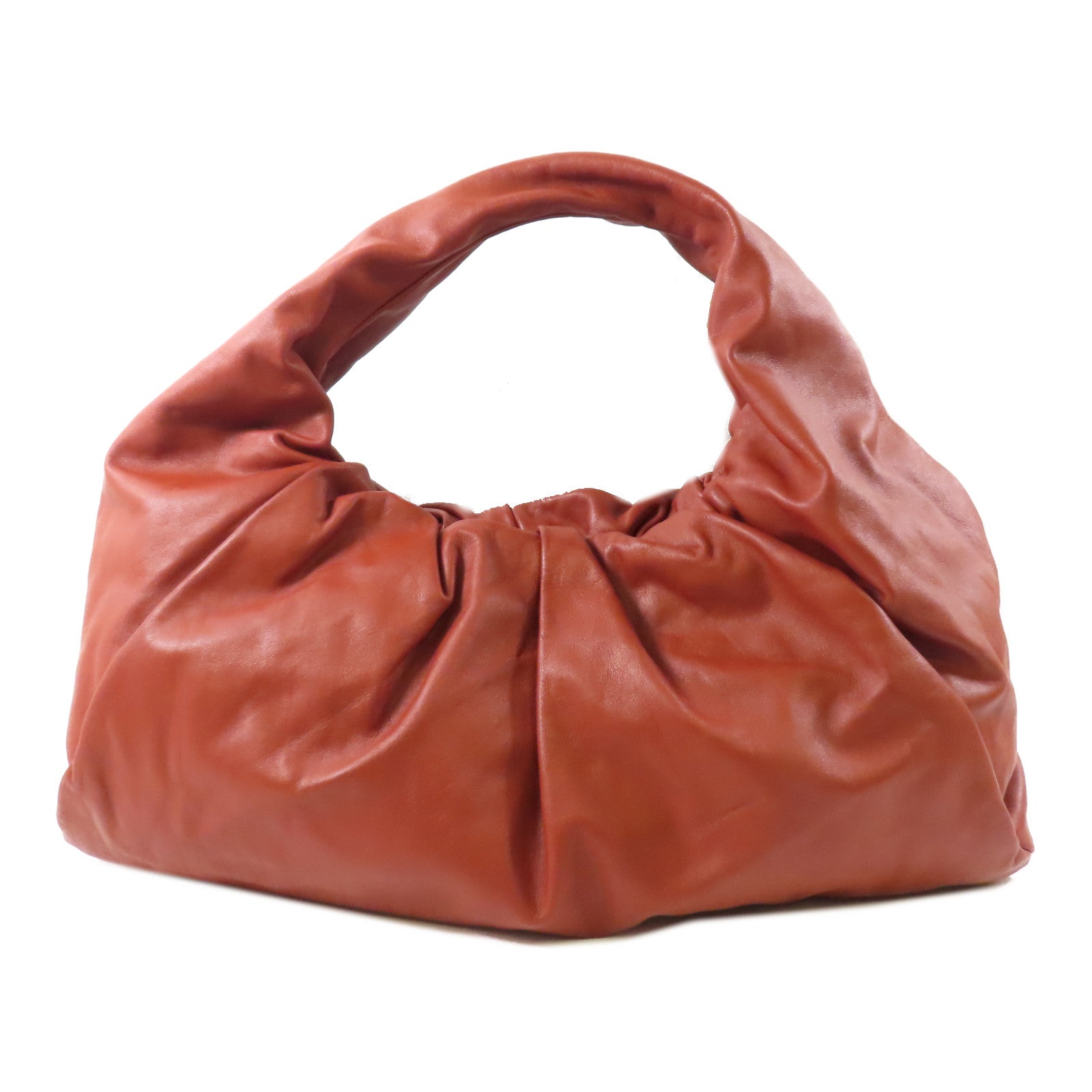 BOTTEGA VENETA 牛皮皮革Shoulder Bag肩背袋紅色