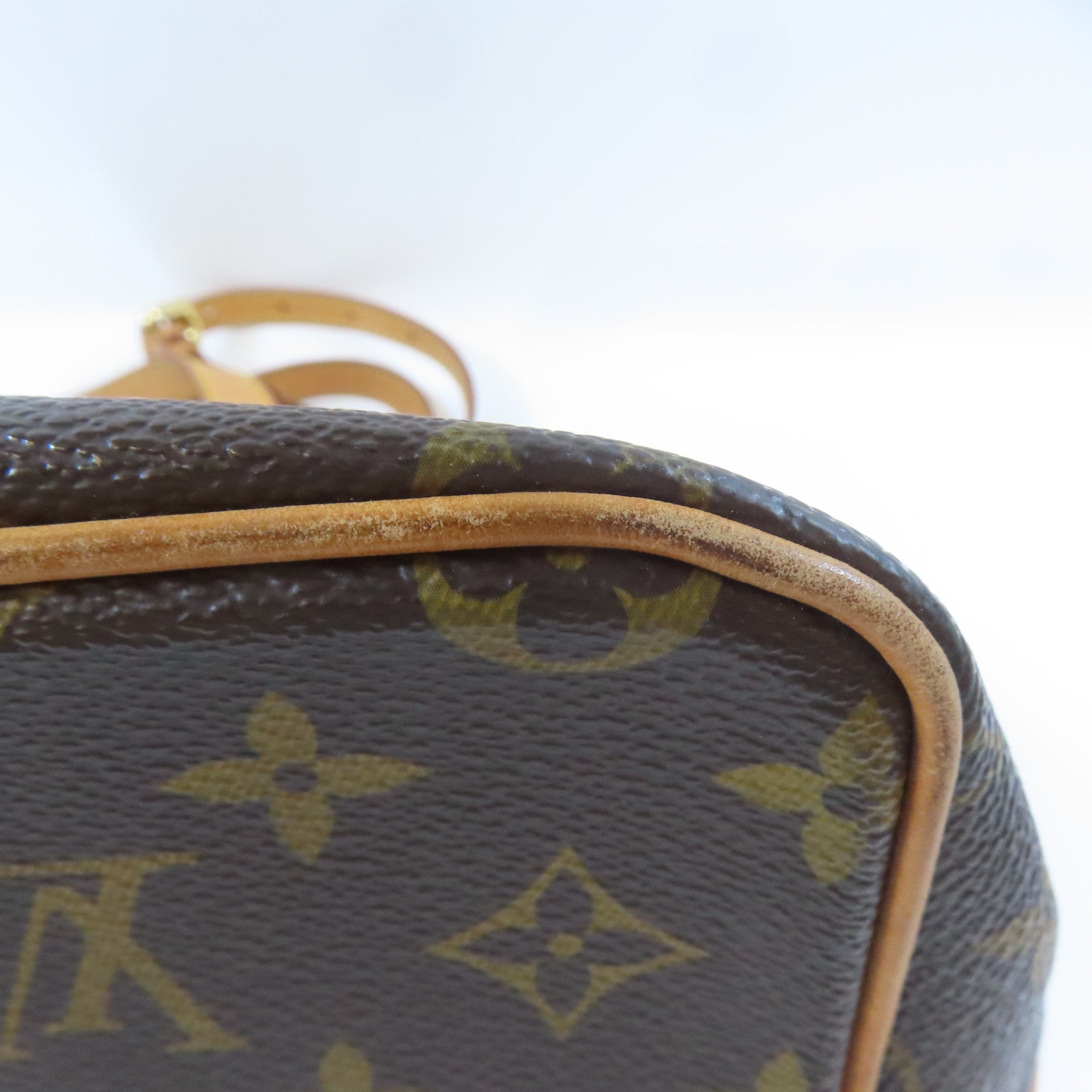 LOUIS VUITTON Monogram Palermo PM金扣手挽肩背兩用袋啡色