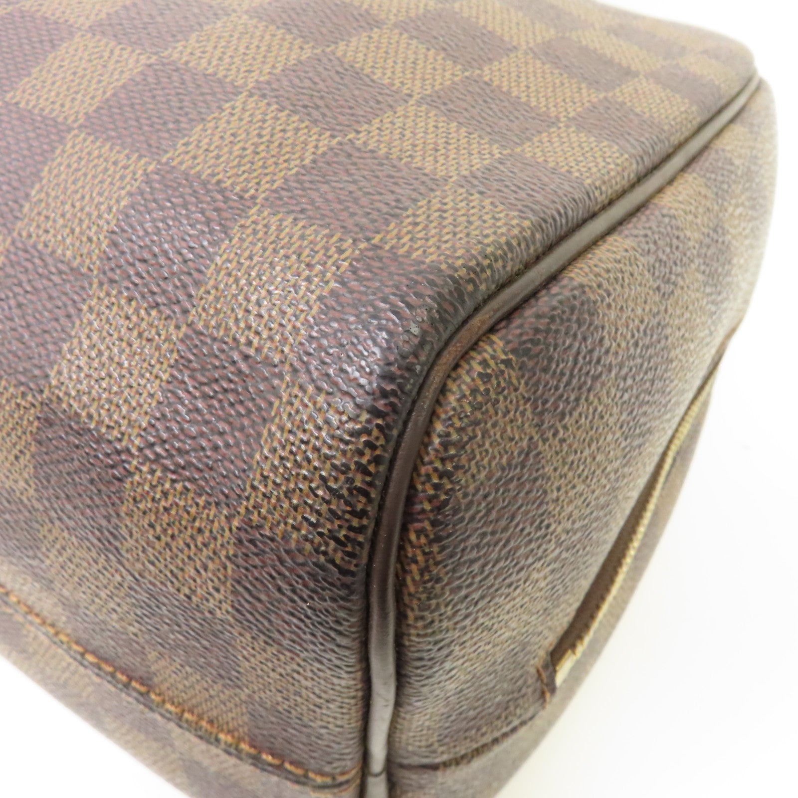 LOUIS VUITTON Damier Ebene Nolita金扣肩背袋啡色